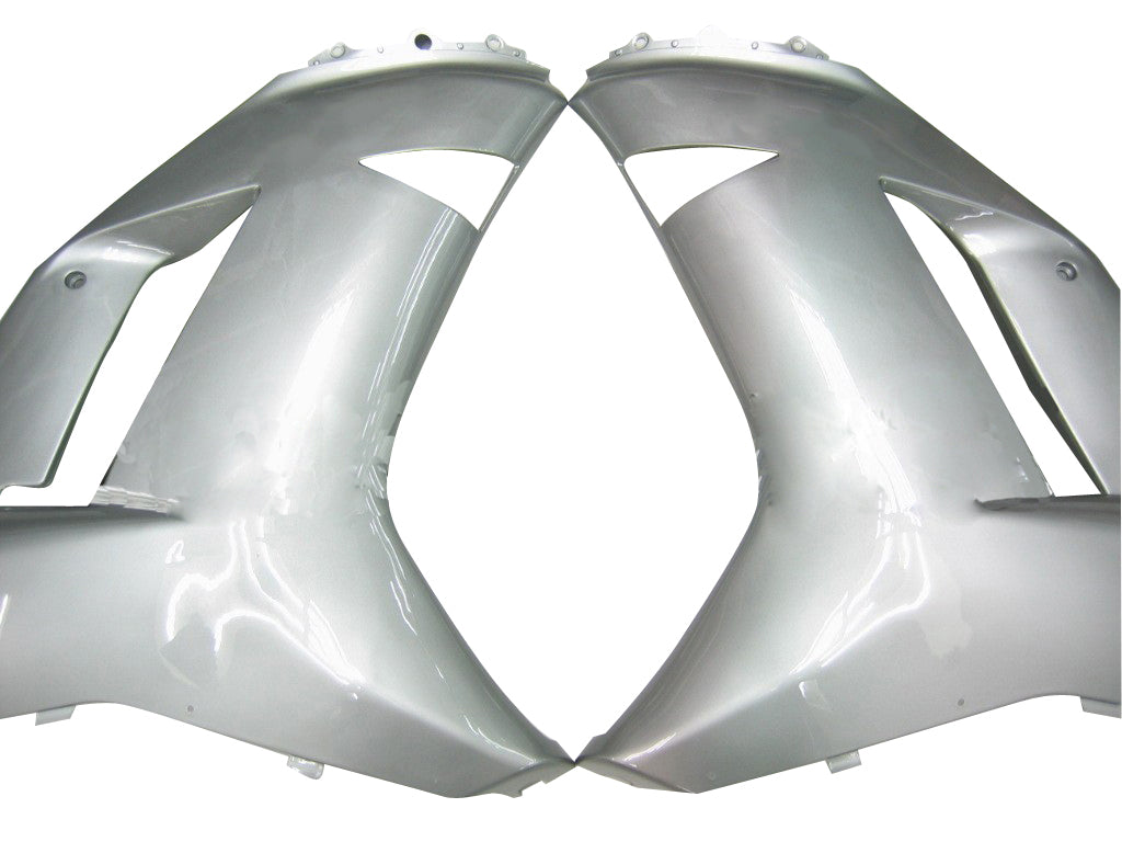 Carénages Amotopart 2007-2008 Kawasaki ZX6R ZX636 Silver Ninja ZX6R Generic