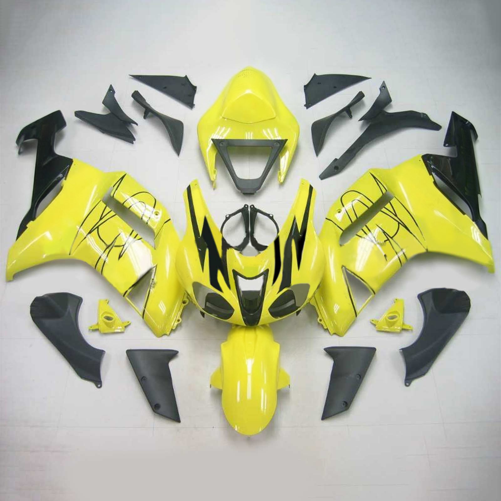 Kit de carénage Amotopart pour Kawasaki ZX6R 636 2007-2008 générique