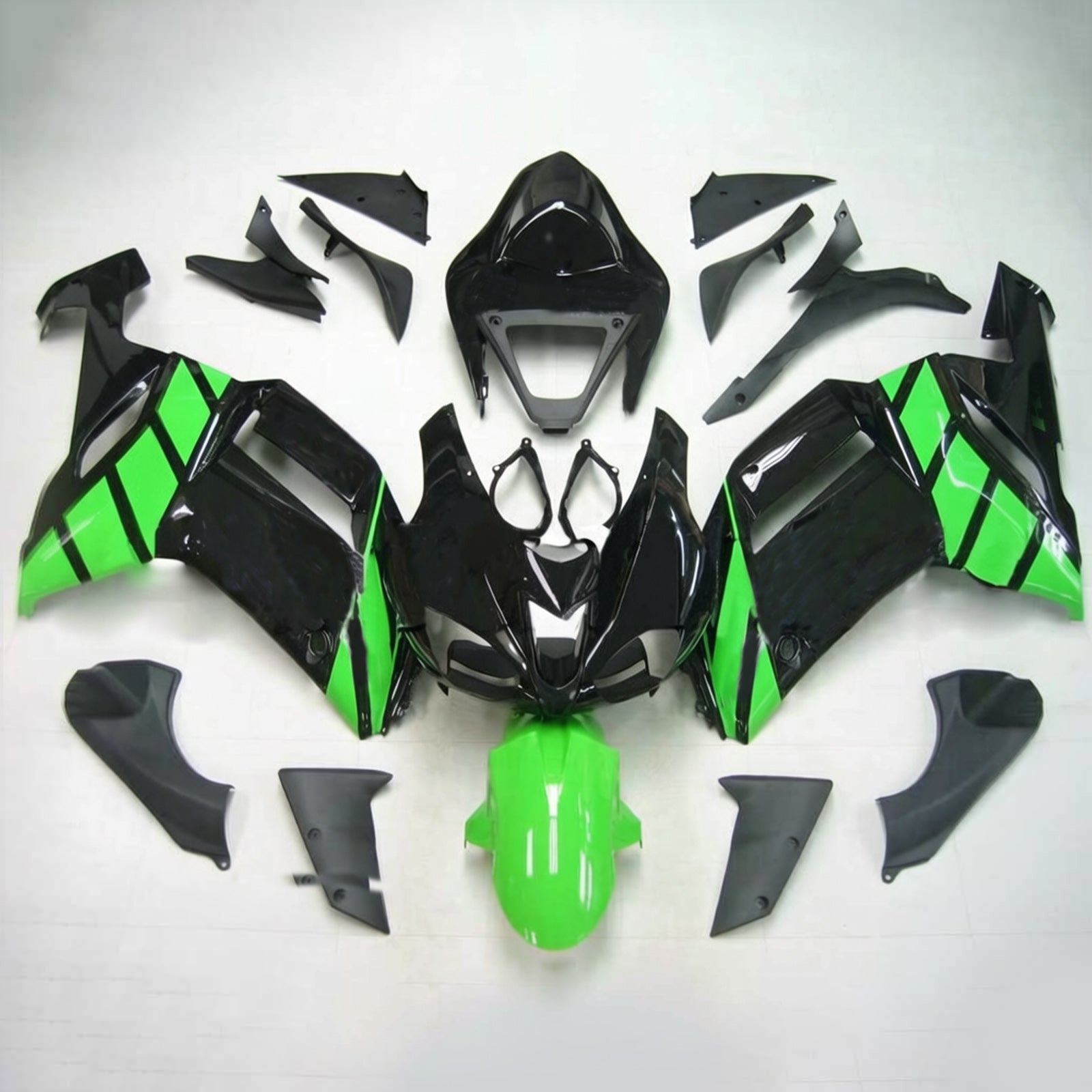 Kit de carénage Amotopart pour Kawasaki ZX6R 636 2007-2008 générique
