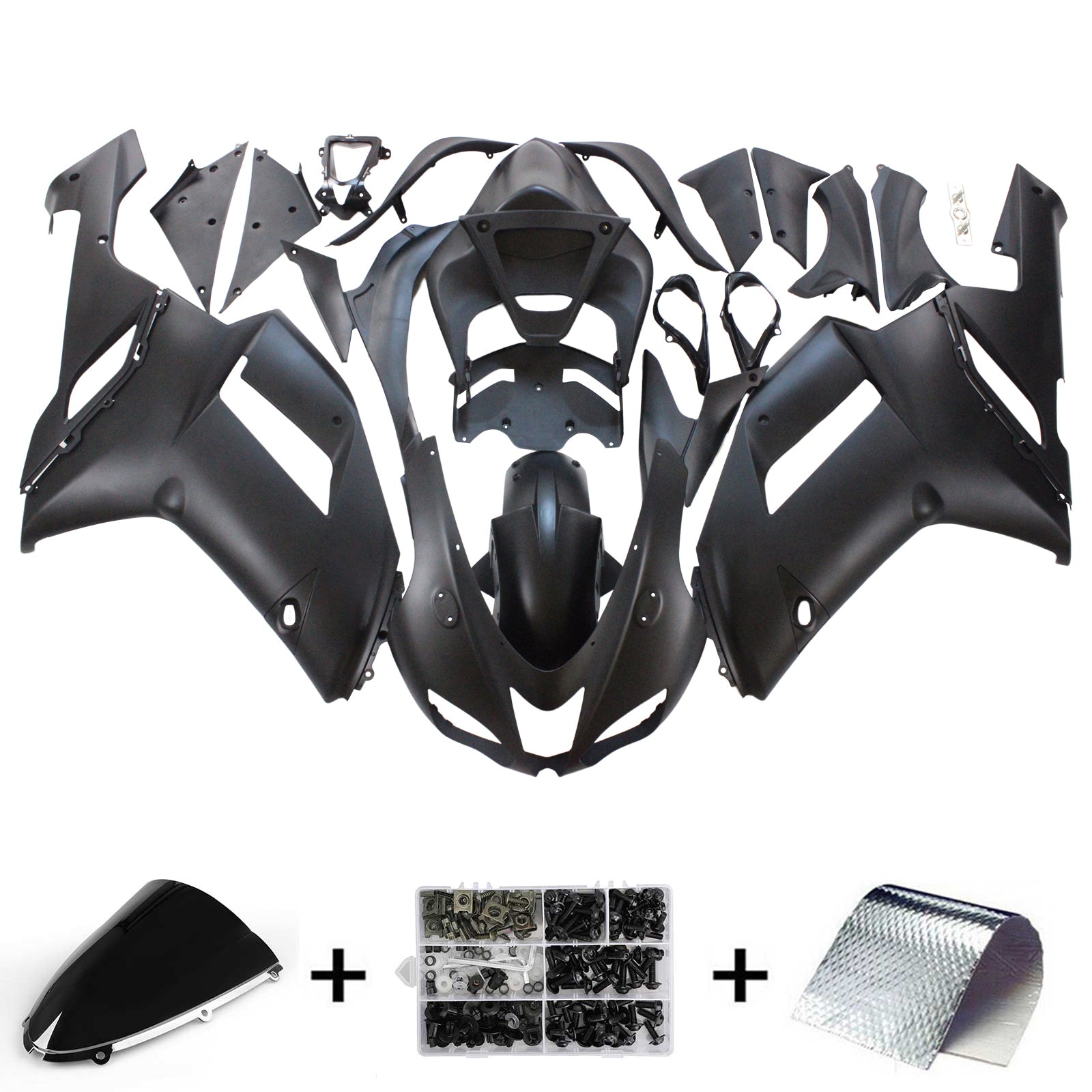 Amotopart kuipset voor Kawasaki ZX6R 636 2007-2008 generiek