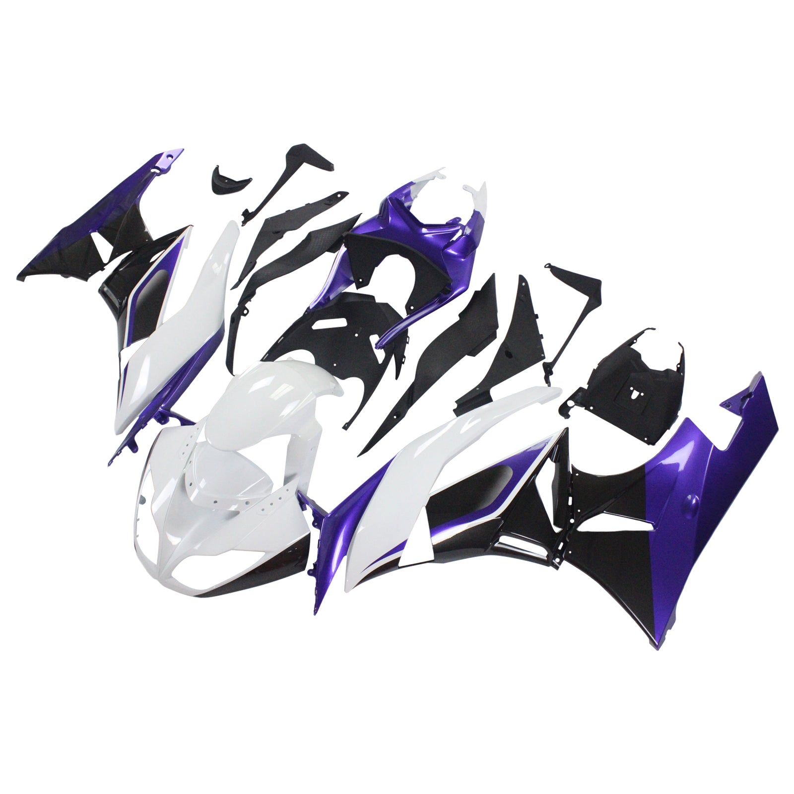 Kit de carénage Amotopart pour Kawasaki ZX6R 636 2009-2012 Générique