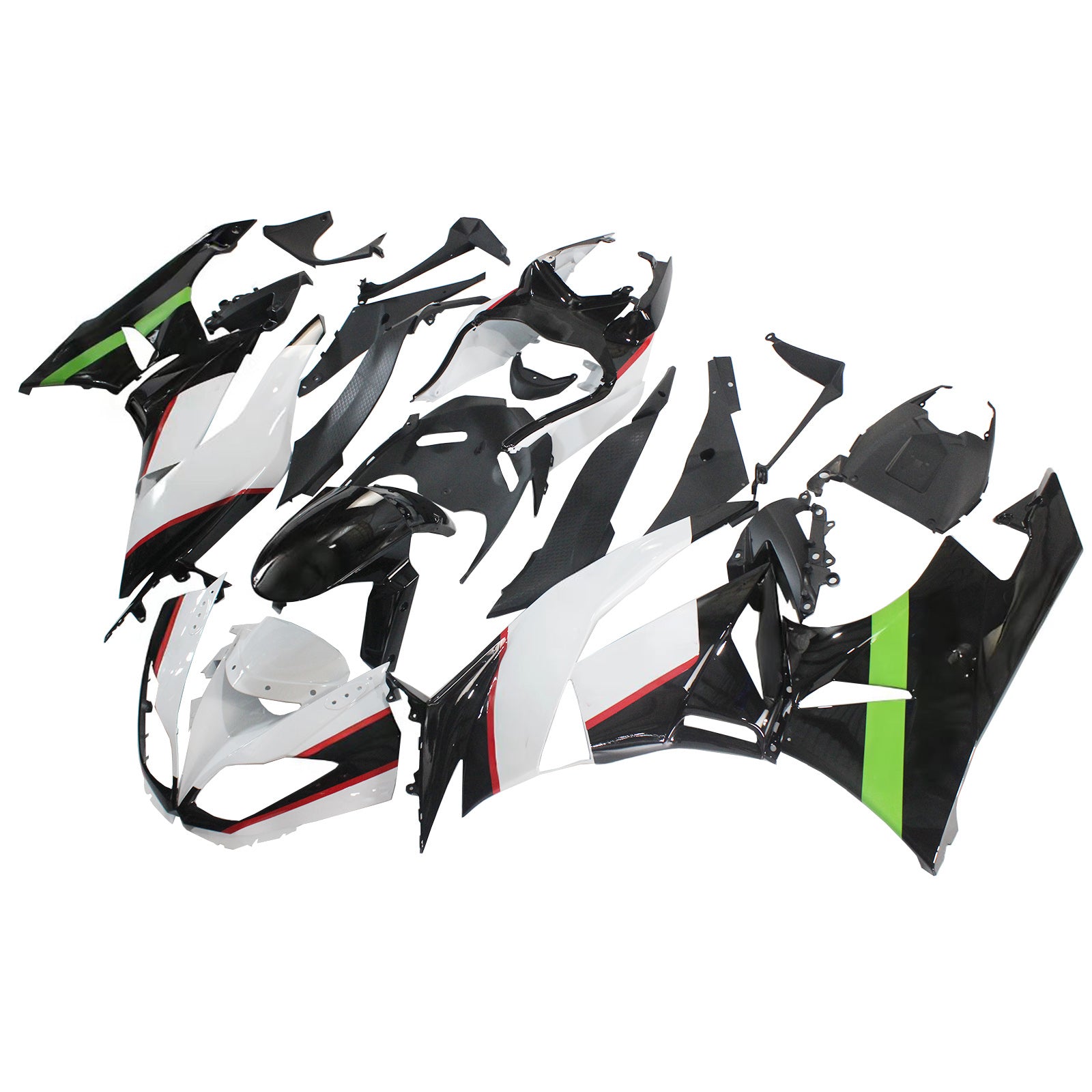 Kit de carénage Amotopart pour Kawasaki ZX6R 636 2009-2012 Générique
