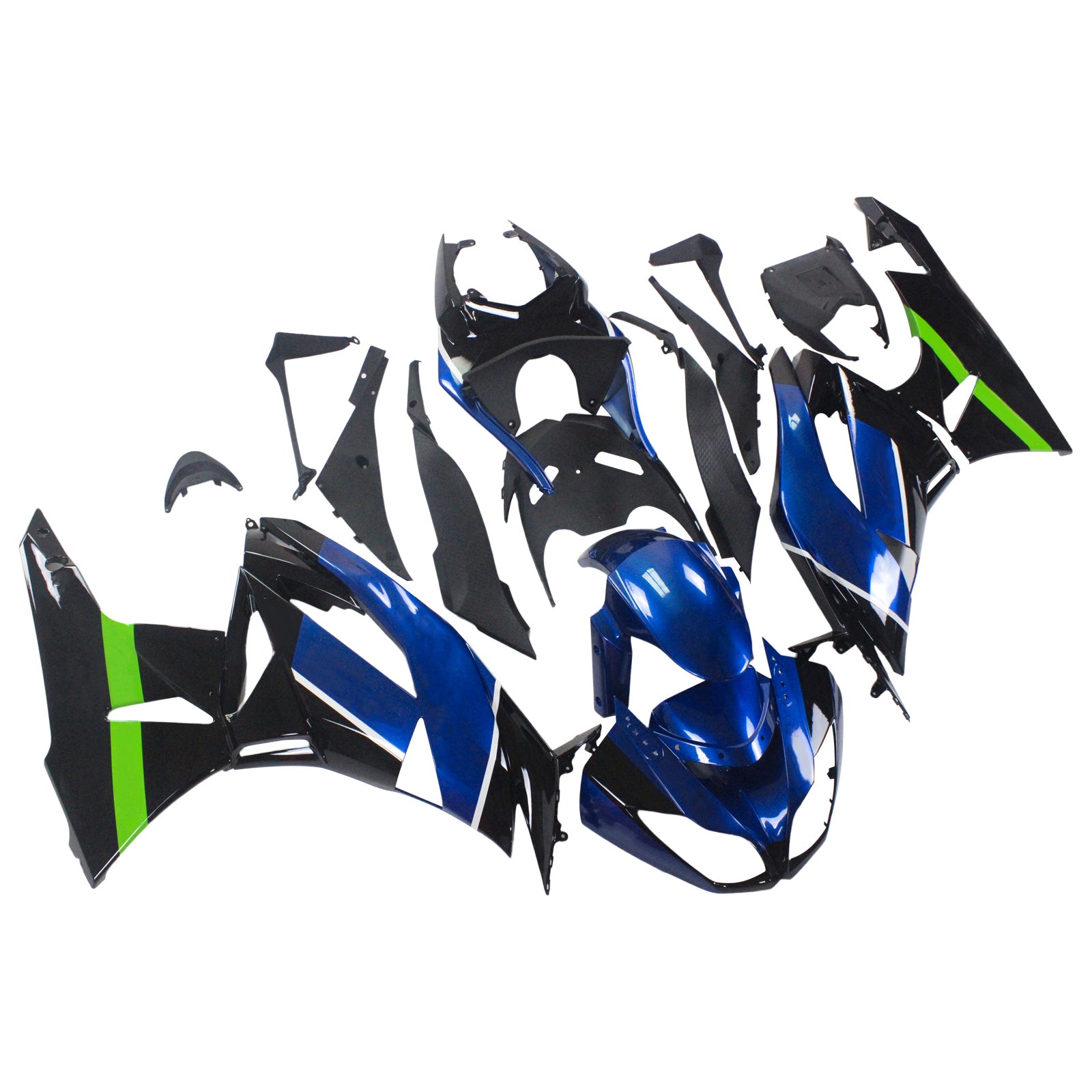 Kit de carénage Amotopart pour Kawasaki ZX6R 636 2009-2012 Générique