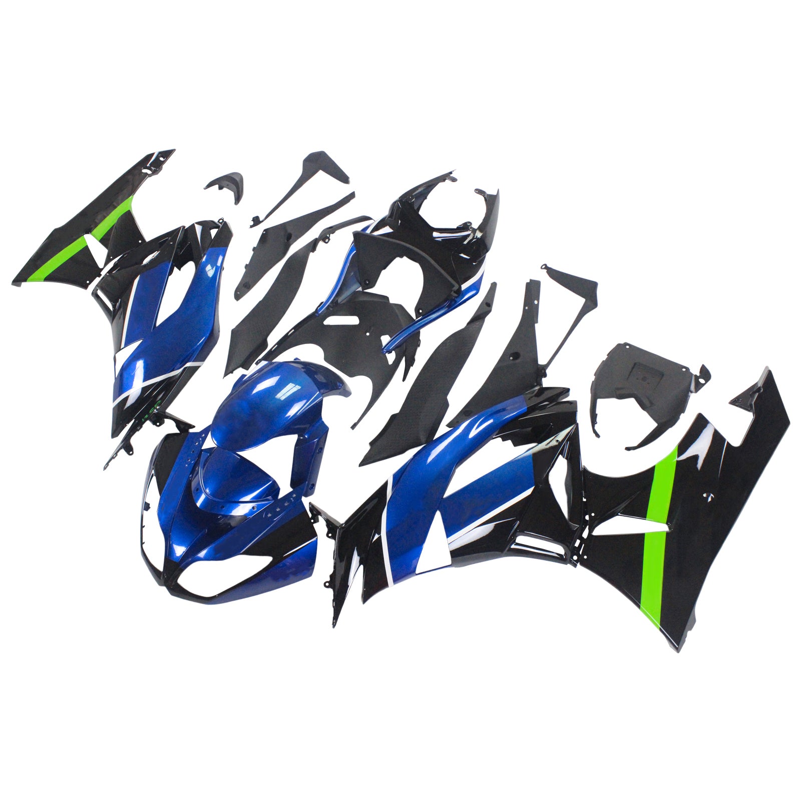Kit de carénage Amotopart pour Kawasaki ZX6R 636 2009-2012 Générique