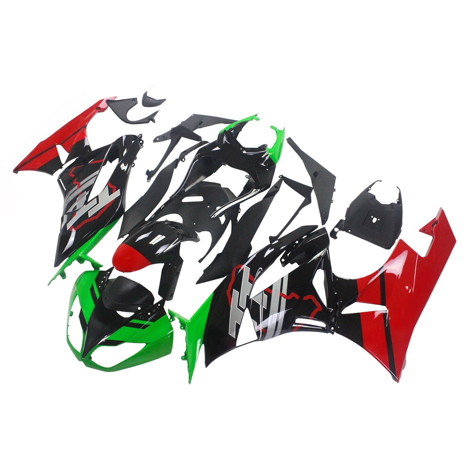 Amotopart kuipset voor Kawasaki ZX6R 636 2009-2012 Generiek
