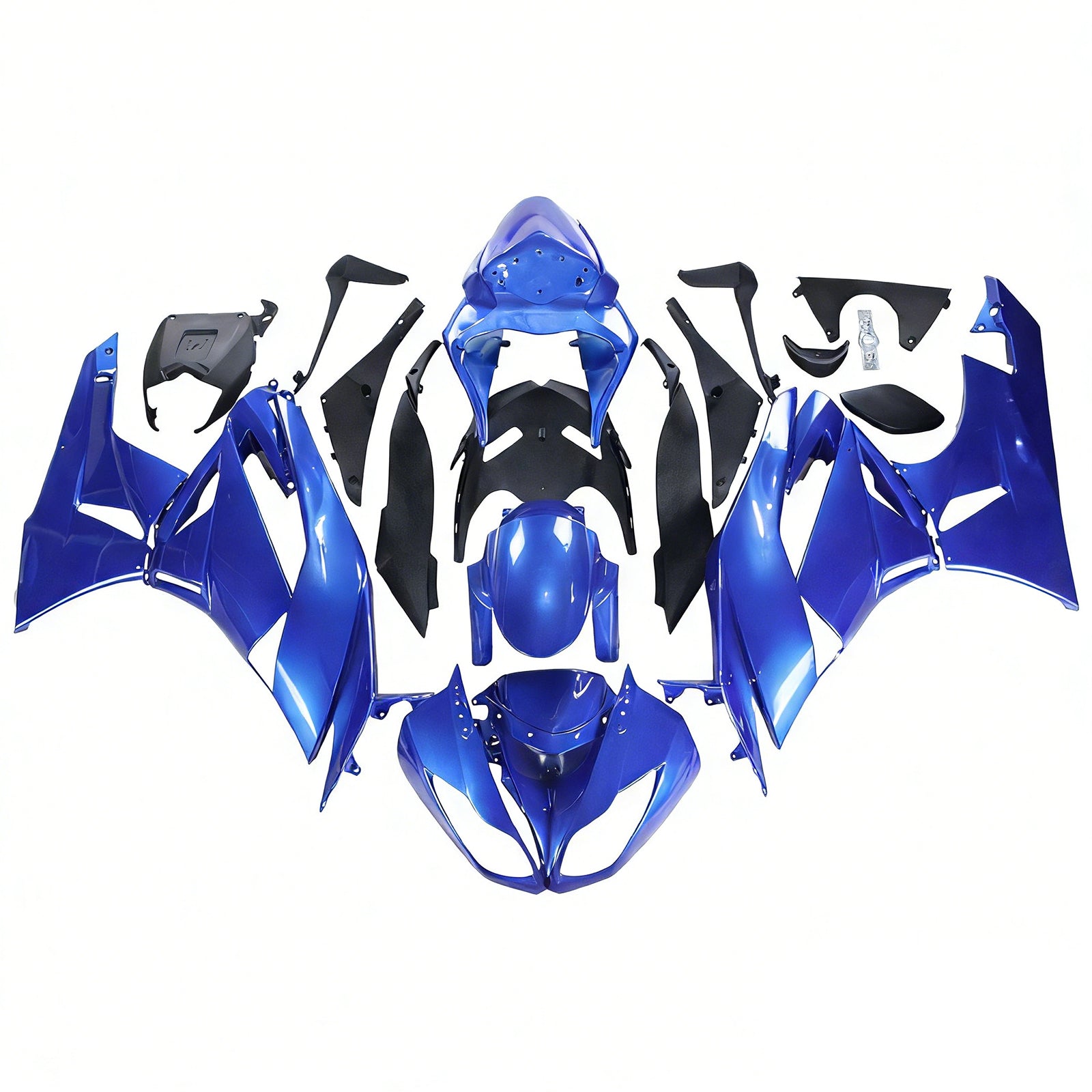 Kit de carénage par injection , carrosserie en plastique ABS Pour Kawasaki ZX6R 636 2009-2012