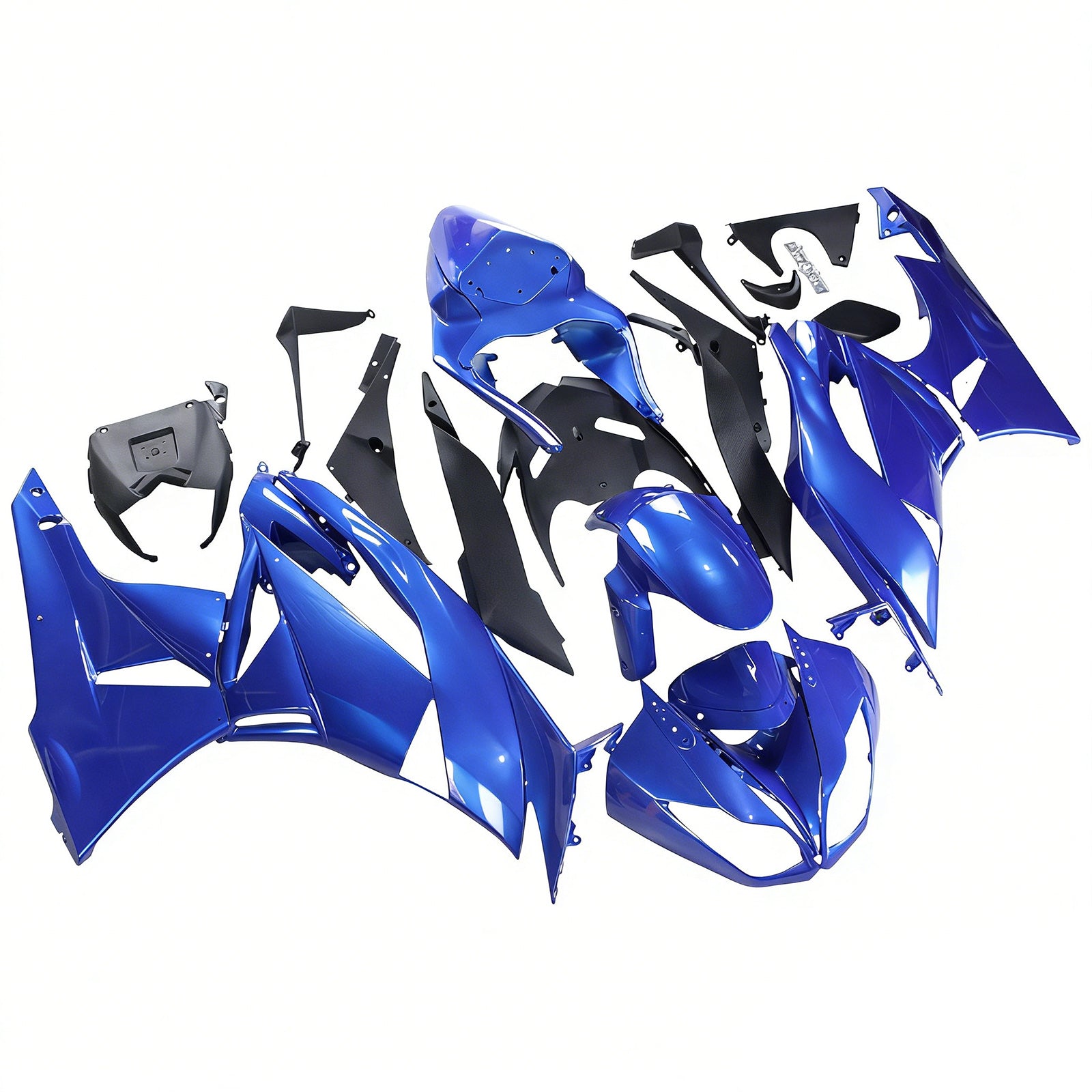 Kit de carénage par injection , carrosserie en plastique ABS Pour Kawasaki ZX6R 636 2009-2012