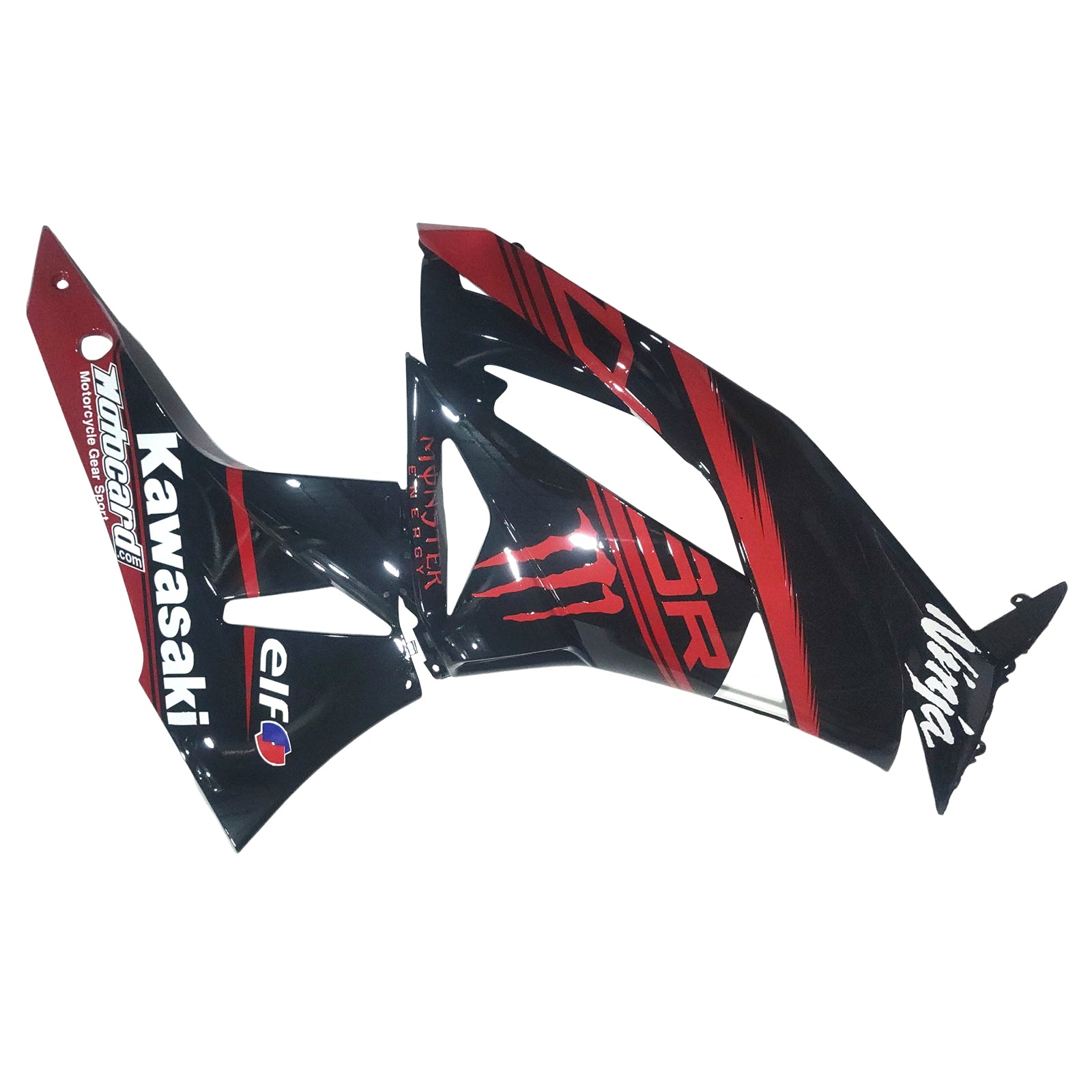 Amotopart Kawasaki ZX6R 636 2009-2012 Kit Carroserie Plastic ABS