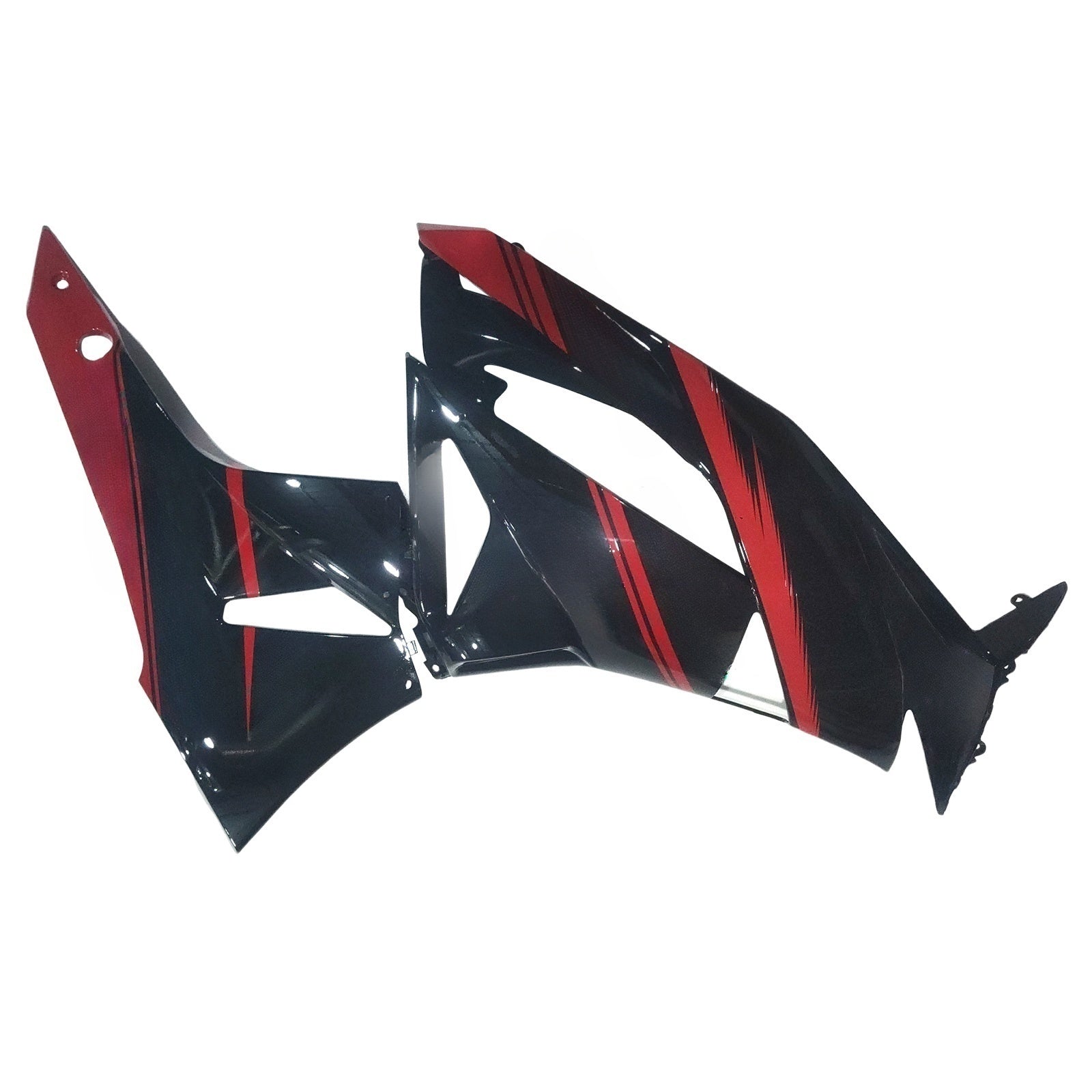 Amotopart Kawasaki ZX6R 636 2009-2012 Kit Carénage Carrosserie Plastique ABS