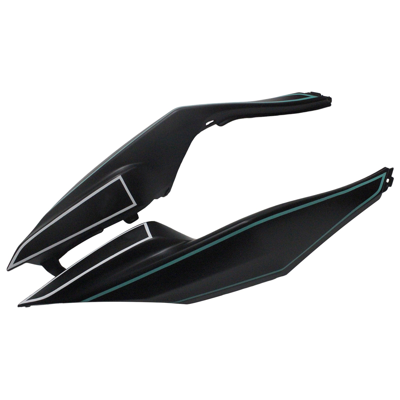 Amotopart Kawasaki ZX6R 636 2009-2012 Kit Carénage Carrosserie Plastique ABS