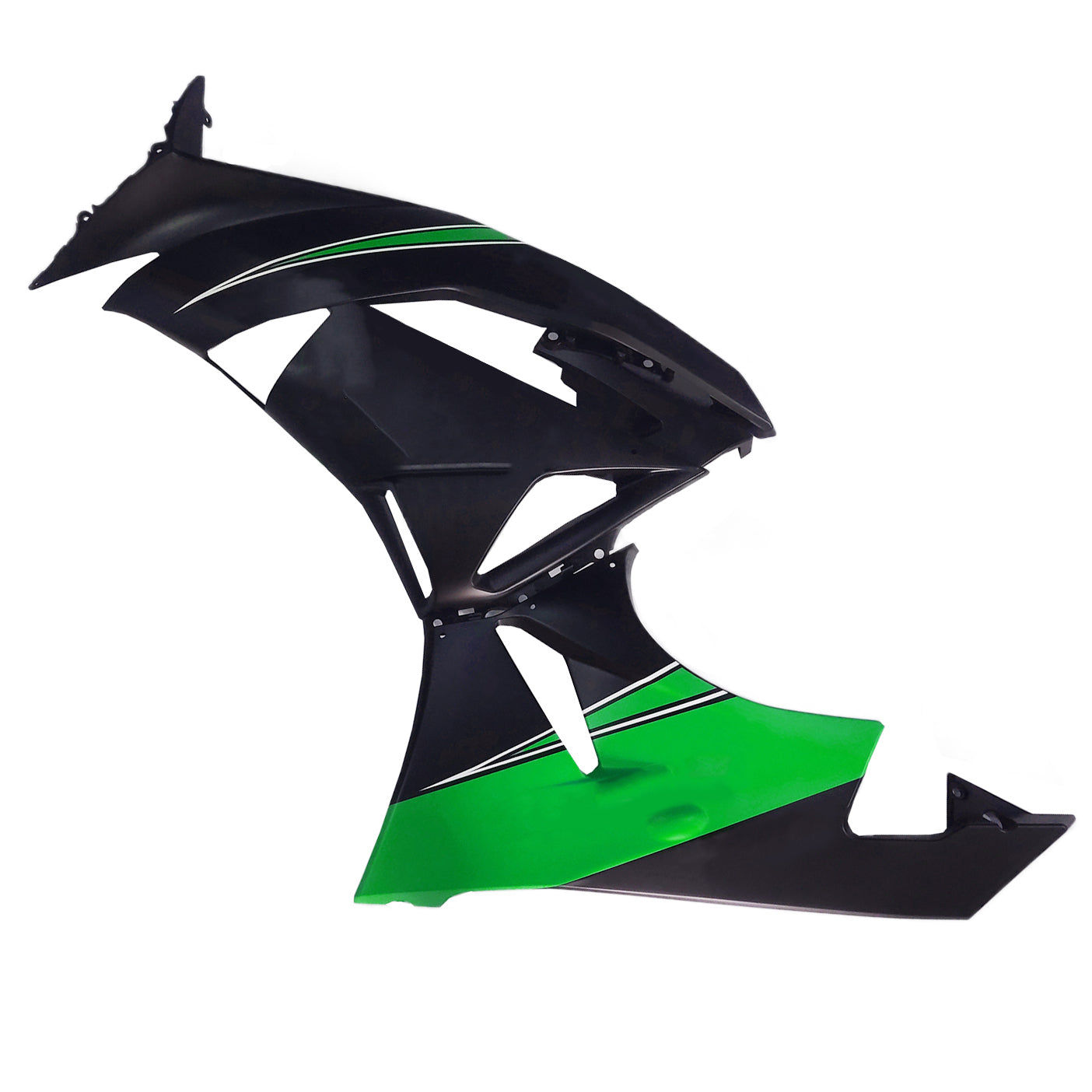 Amotopart Kawasaki ZX6R 636 2009-2012 Kit Carénage Carrosserie Plastique ABS