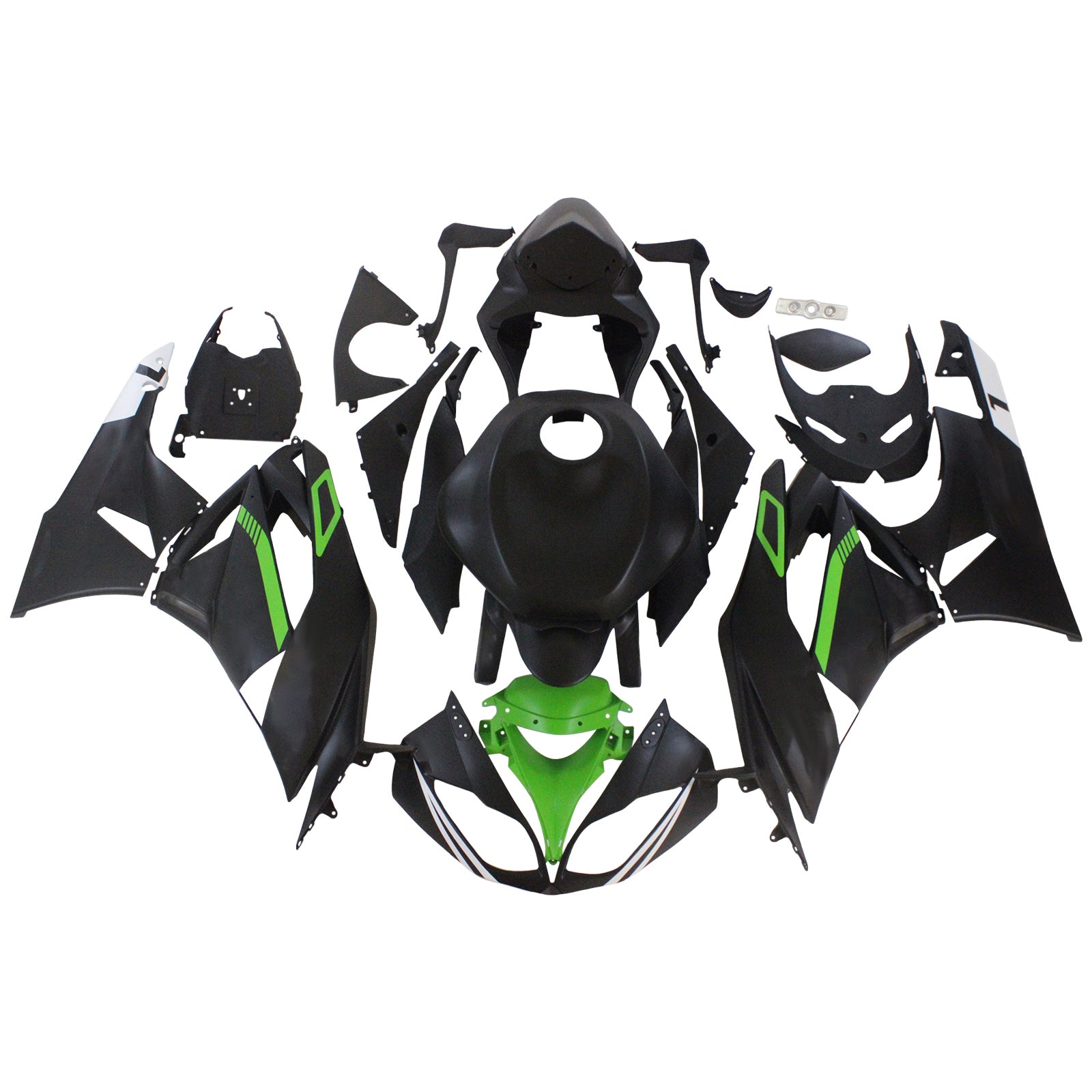 Injection Fairing Kit Bodywork Plastic ABS fit For Kawasaki ZX6R 636 2009-2012