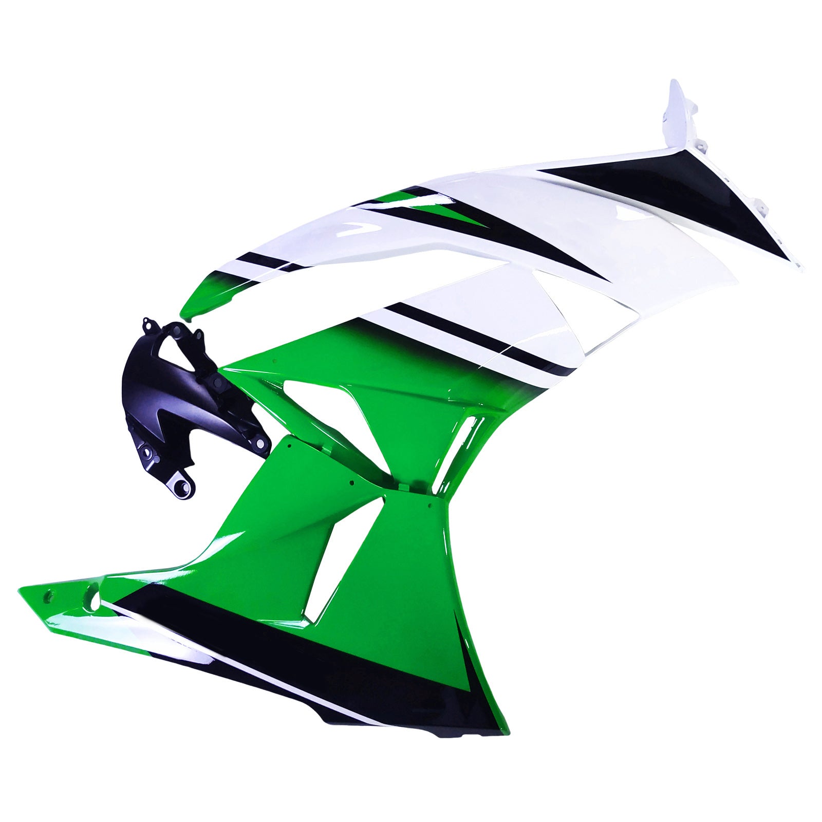 Amotopart Kawasaki ZX6R 636 2009-2012 Kit Carénage Carrosserie Plastique ABS