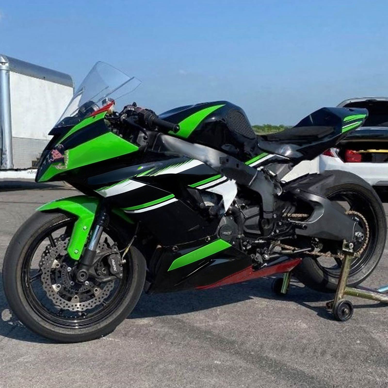 Kit de carénage Amotopart pour Kawasaki ZX6R 636 2013-2018 Générique