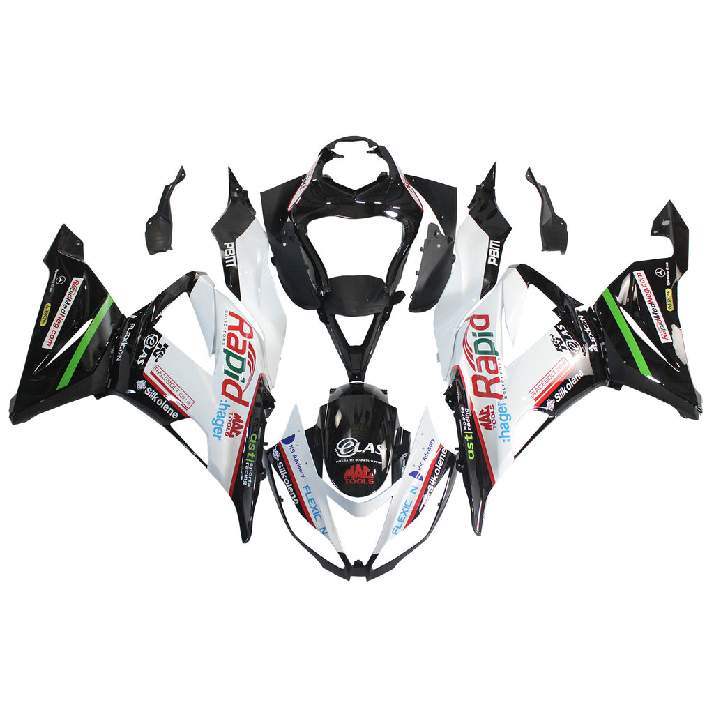 Amotopart Verkleidungsset für Kawasaki ZX6R 636 2013-2018 Generic