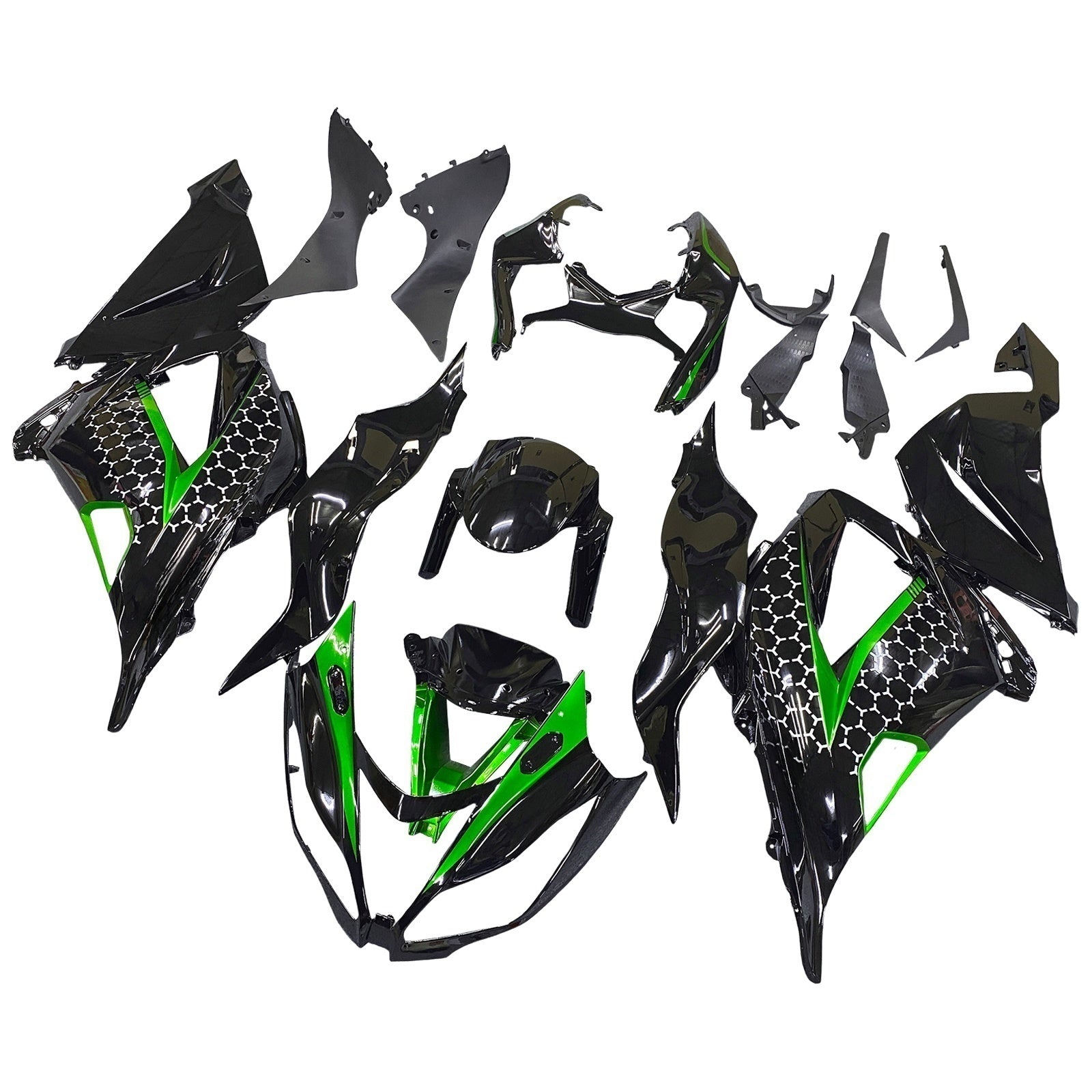 Amotopart Kawasaki ZX6R 636 2013-2018 Zestaw owiewek nadwozia z tworzywa ABS