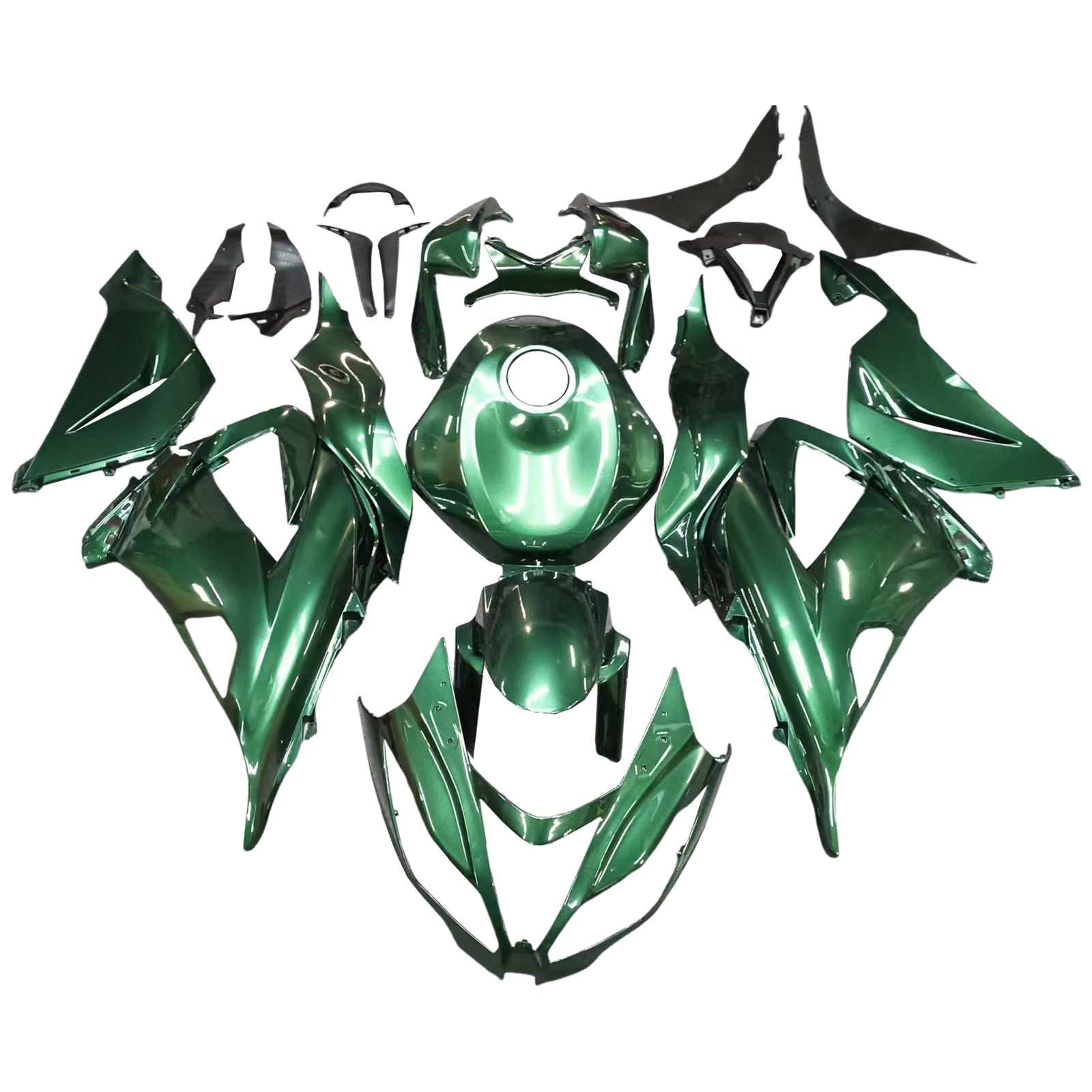 Kit de carénage par injection, carrosserie en plastique ABS pour Kawasaki ZX6R 636 2013-2018