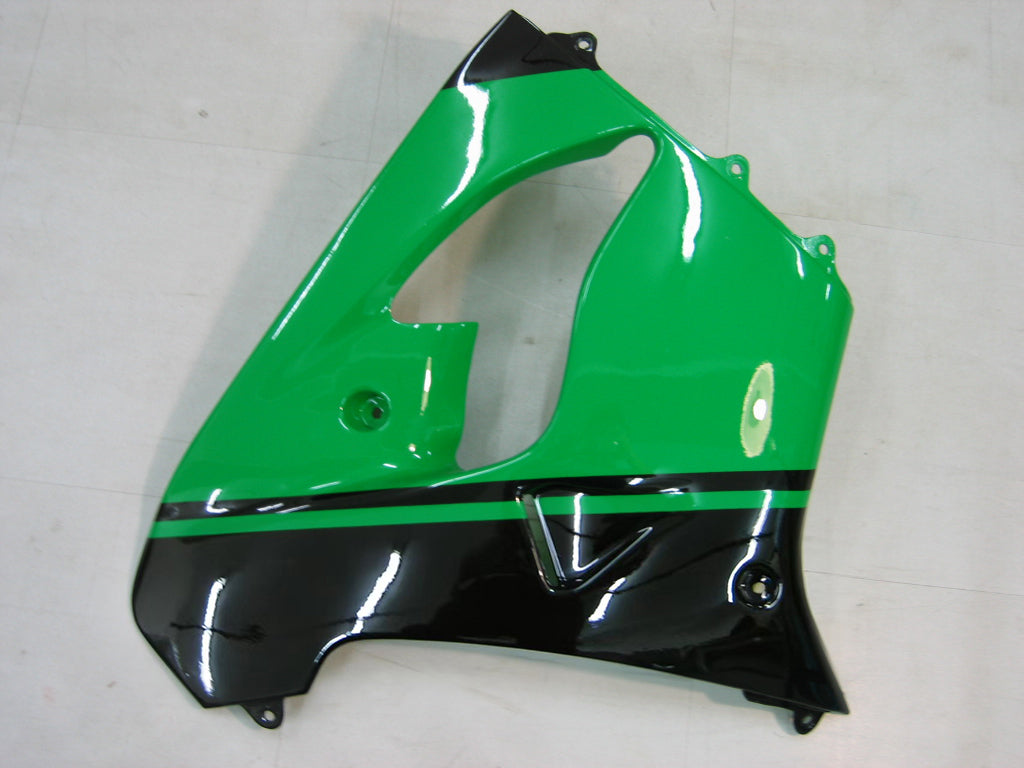 Amotopart Carénages 2000-2001 Kawasaki ZX 9R Vert Noir No.14 ZX9R Générique