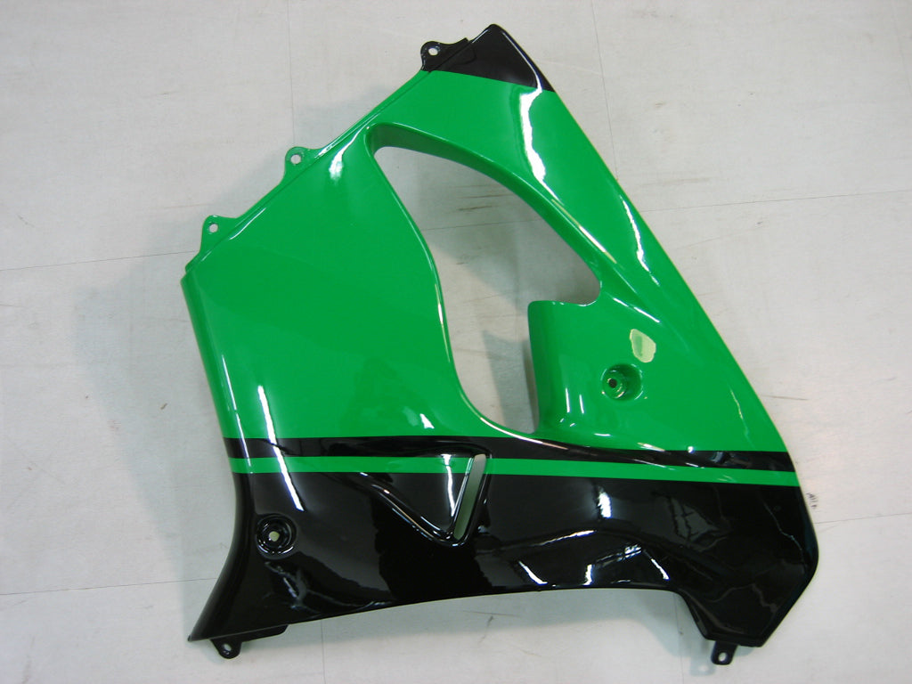Amotopart Carénages 2000-2001 Kawasaki ZX 9R Vert Noir No.14 ZX9R Générique