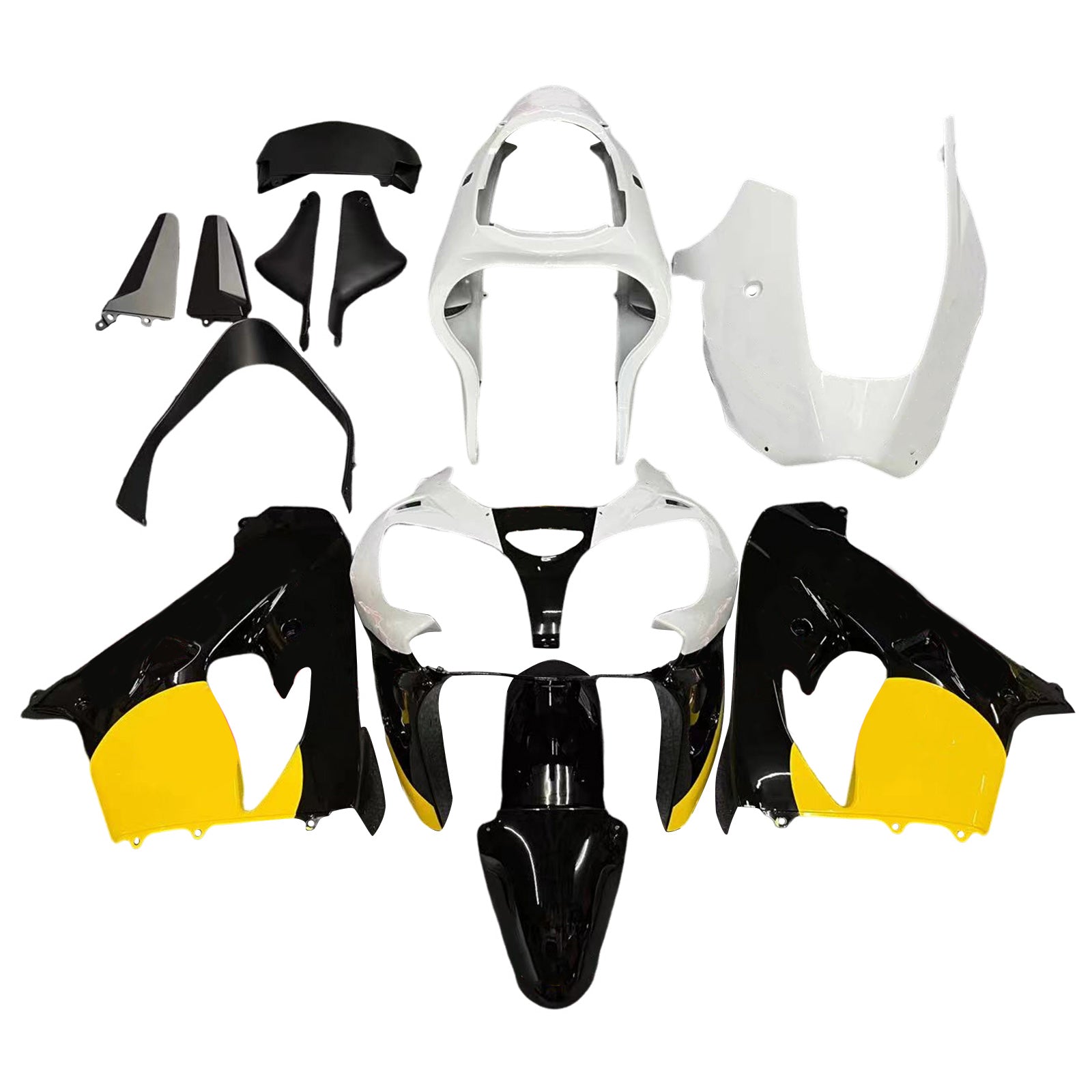 Kit de carénage Amotopart pour Kawasaki ZX9R 2000-2001 Générique