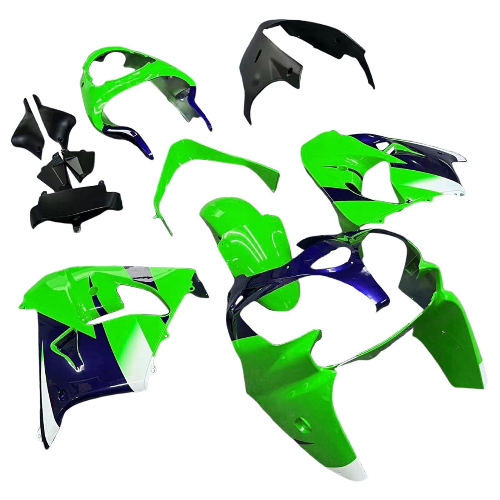 Kit de carénage Amotopart pour Kawasaki ZX9R 2000-2001 Générique