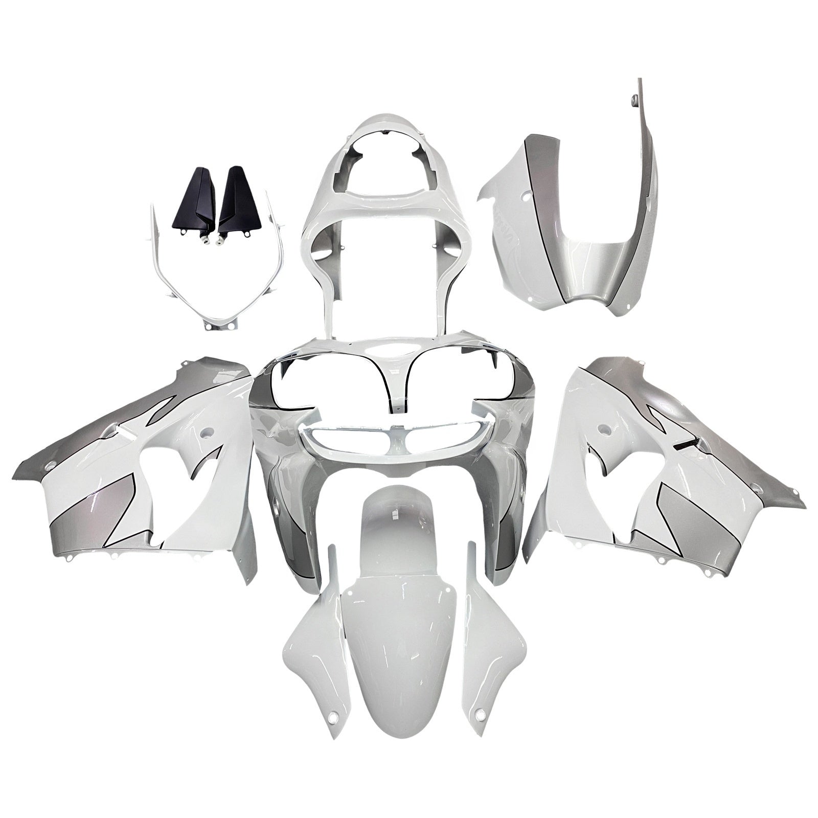 Kit de carénage Amotopart pour Kawasaki ZX9R 2000-2001 Générique