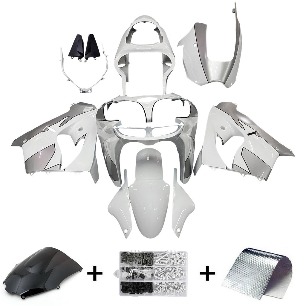 Amotopart Verkleidungsset für Kawasaki ZX9R 2000-2001 Generic