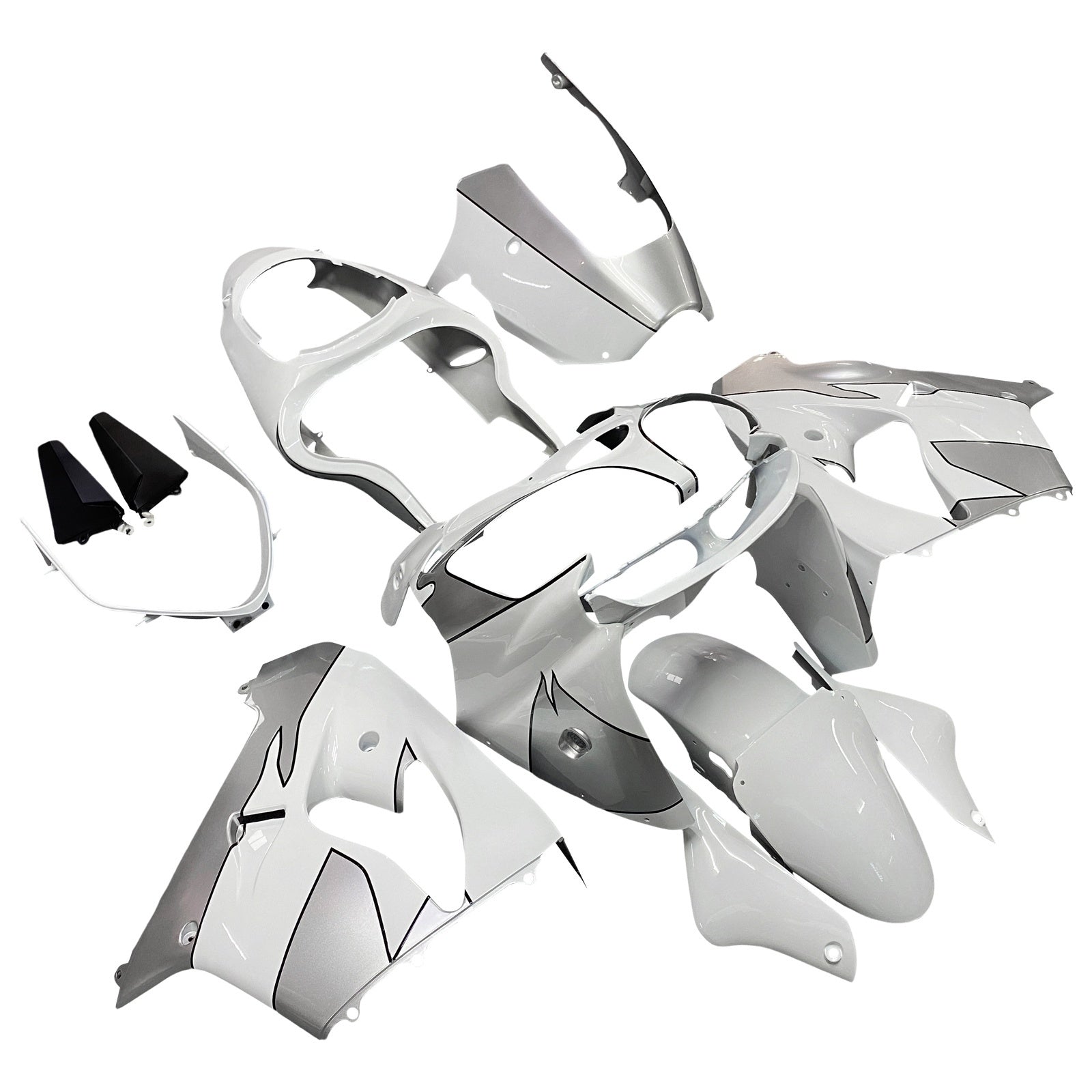 Kit de carénage Amotopart pour Kawasaki ZX9R 2000-2001 Générique