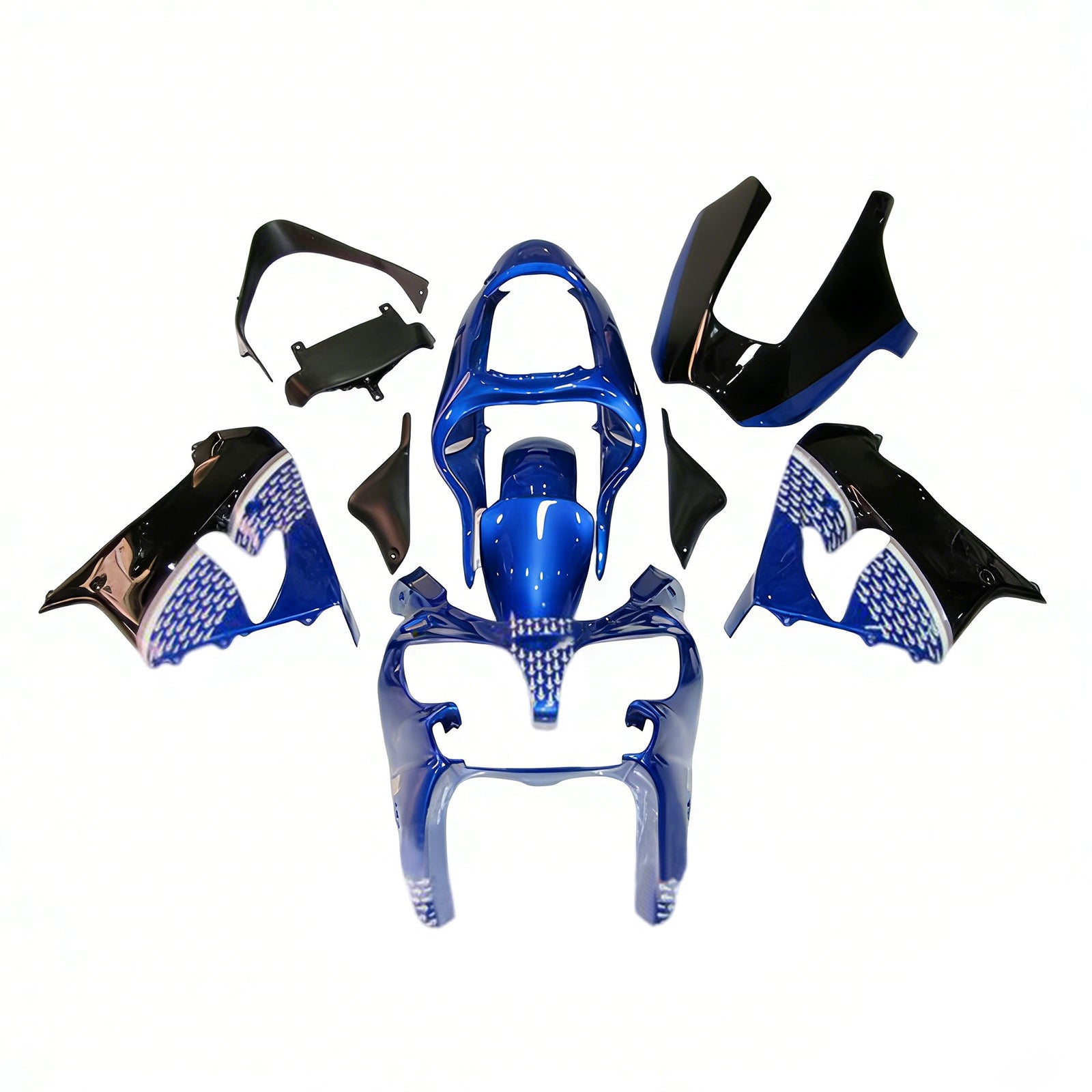 2000-2001 Kawasaki ZX9R Kit de carénage d'injection carrosserie plastique ABS