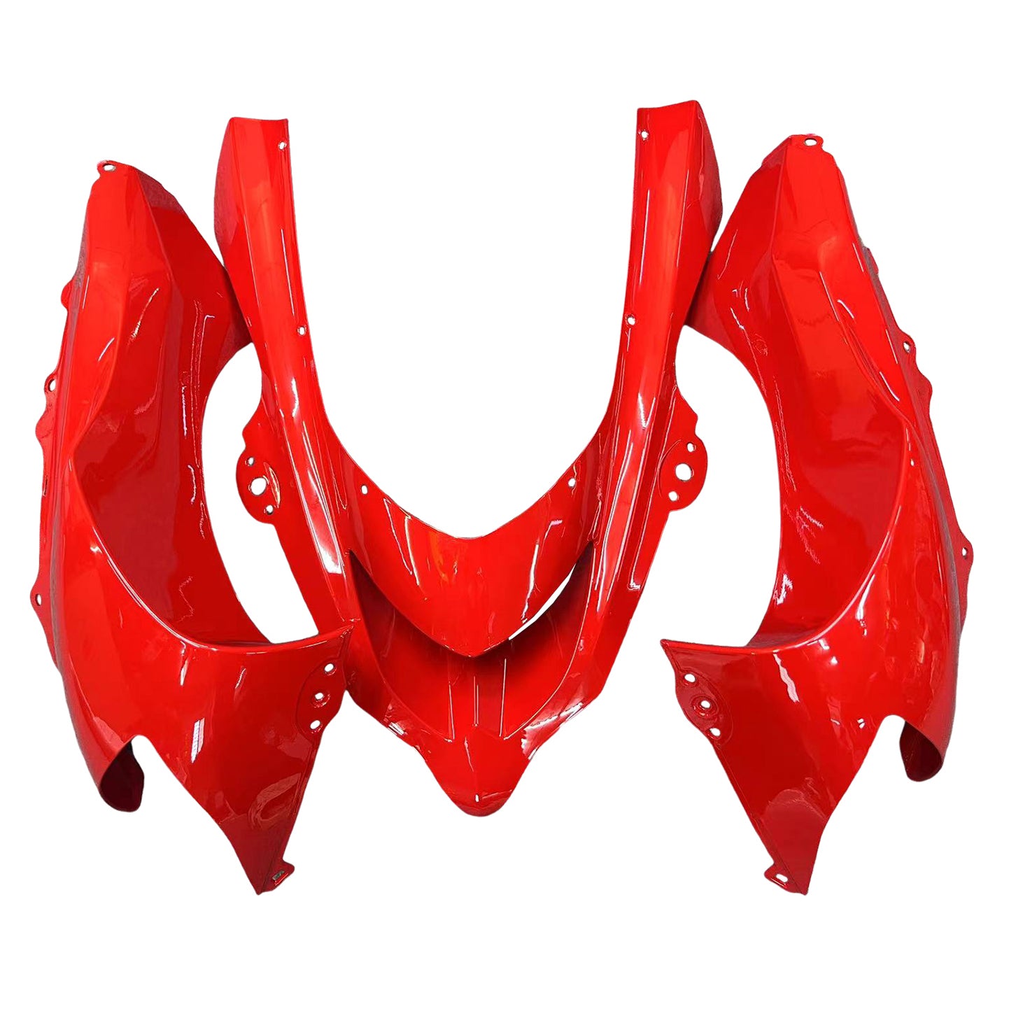 Carénages Amotopart 2004-2005 Kawasaki ZX10R Rouge et Noir Ninja Generic
