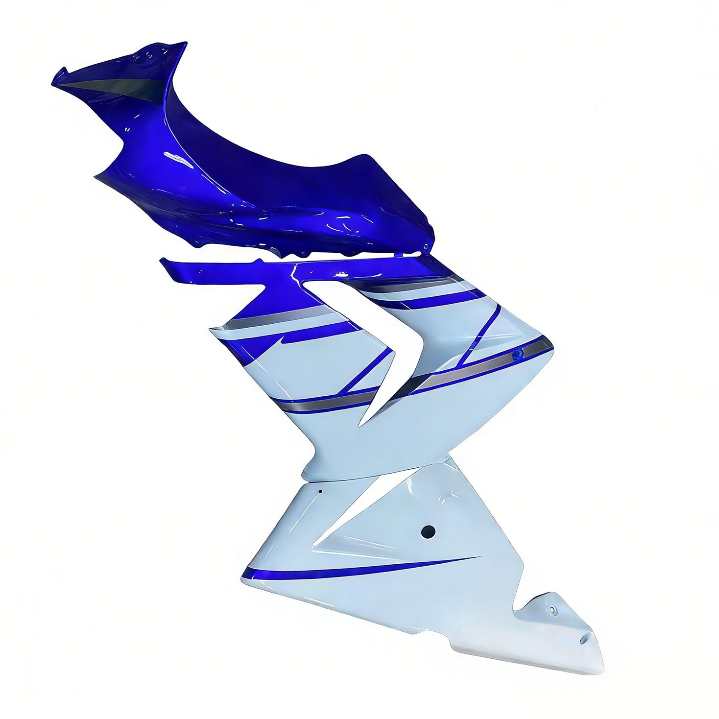 Amotopart stroomlijnkappen 2004-2005 Kawasaki ZX 10R blauw wit FIAT generiek