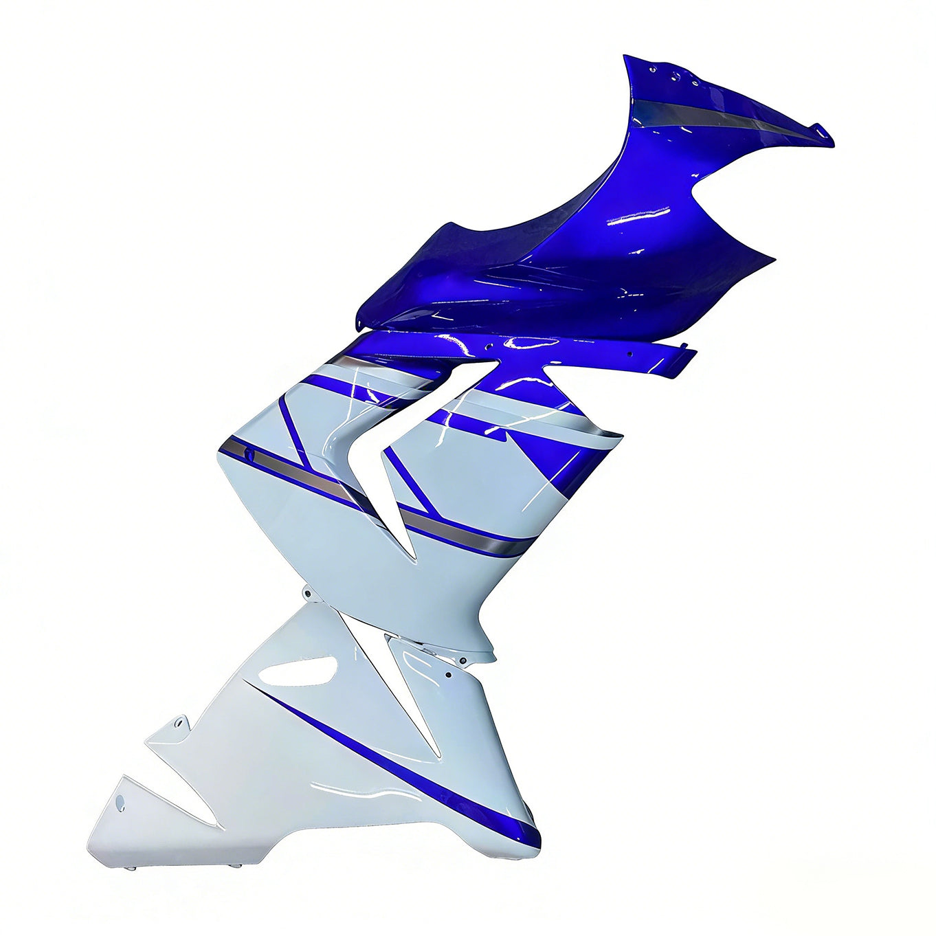 Amotopart stroomlijnkappen 2004-2005 Kawasaki ZX 10R blauw wit FIAT generiek