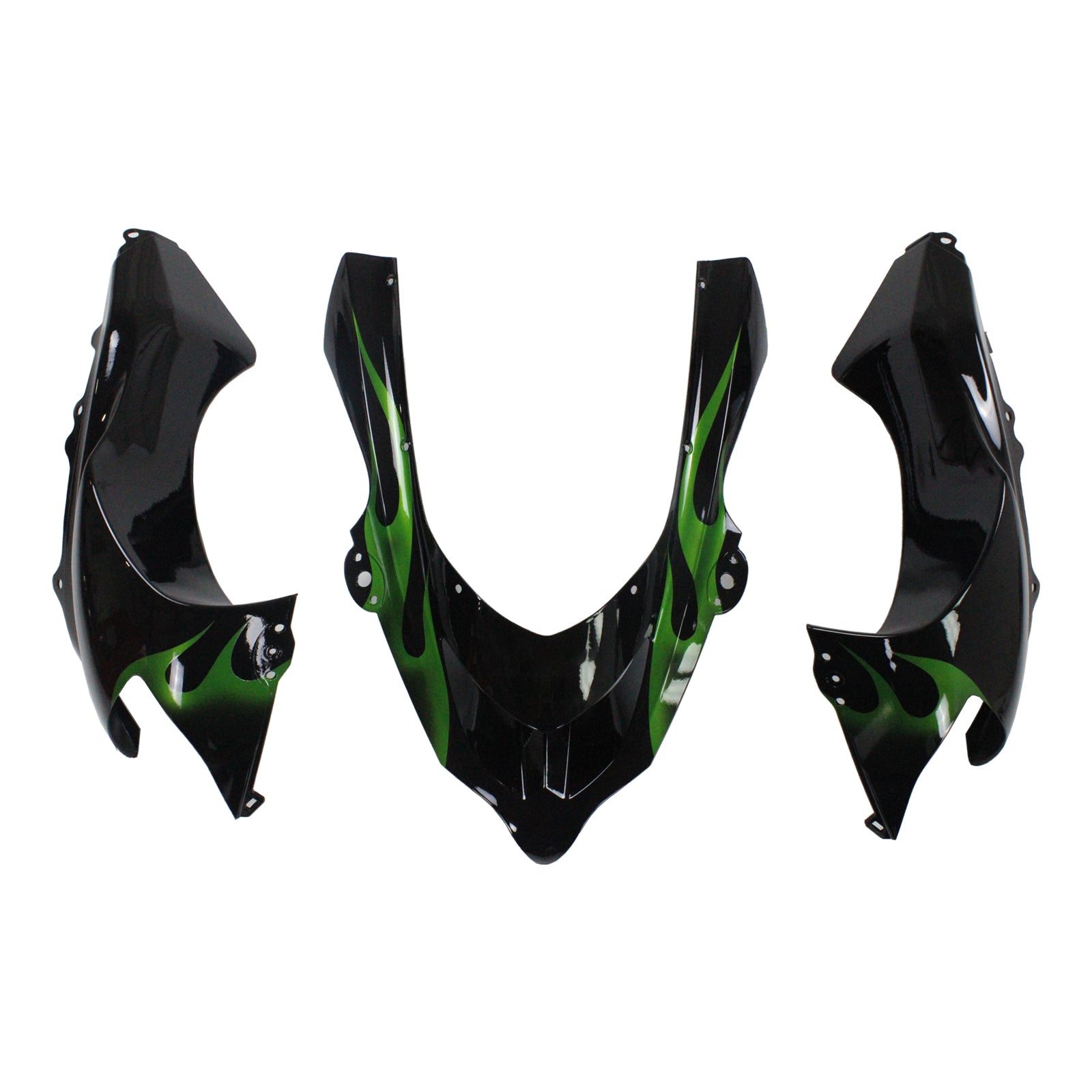 Kit de carénage Amotopart pour Kawasaki ZX10R 2004-2005 Générique