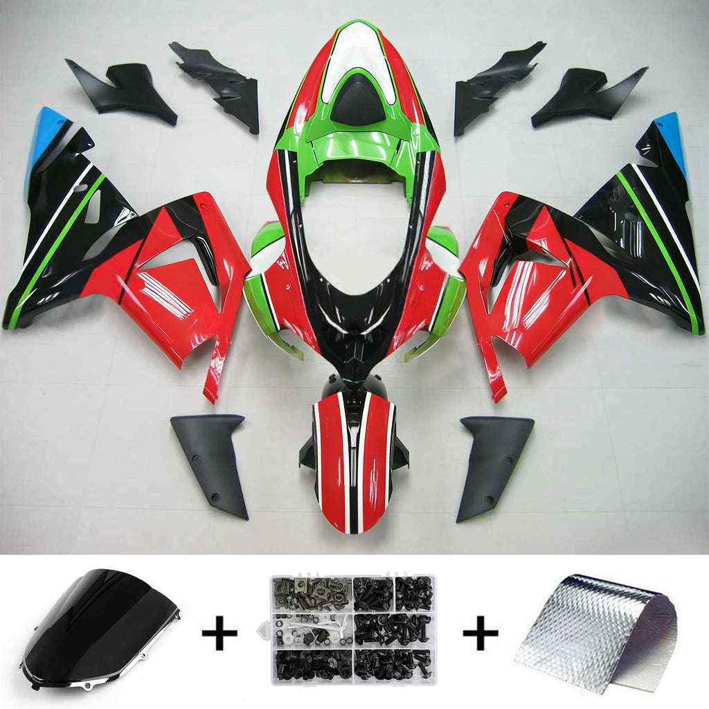 Amotopart Verkleidungsset für Kawasaki ZX10R 2004-2005 Generic