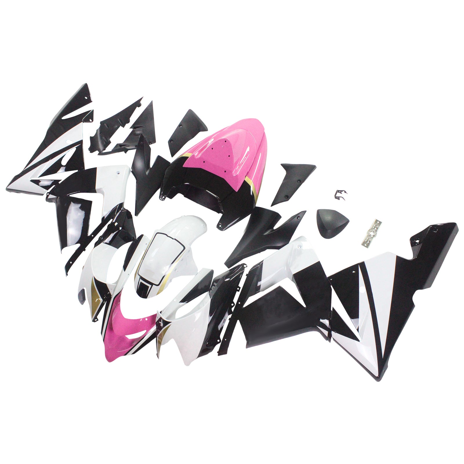 Kit de carénage Amotopart pour Kawasaki ZX10R 2004-2005 Générique