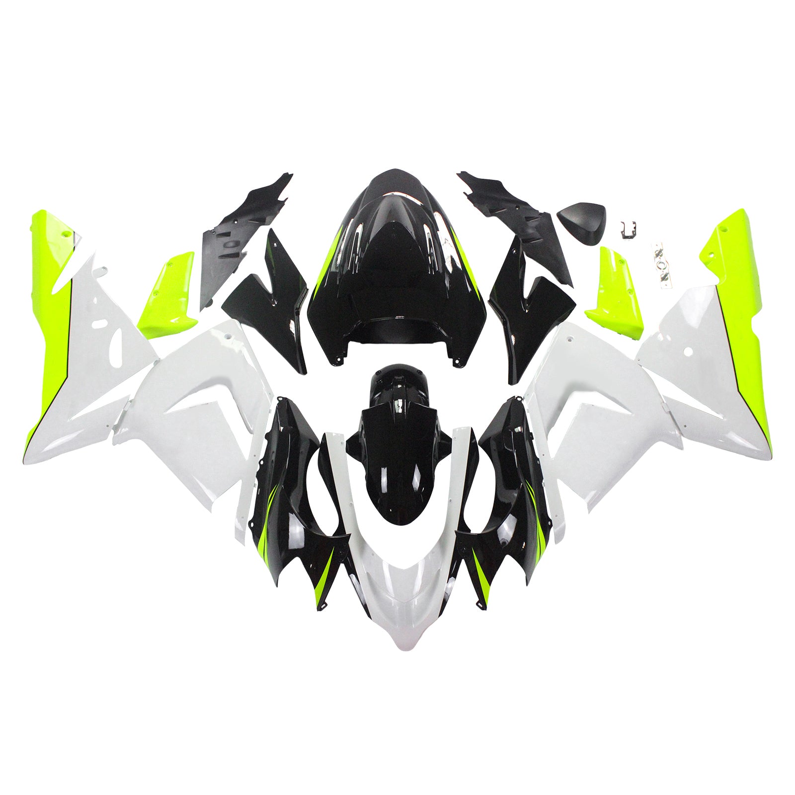 Kit de carénage Amotopart pour Kawasaki ZX10R 2004-2005 Générique