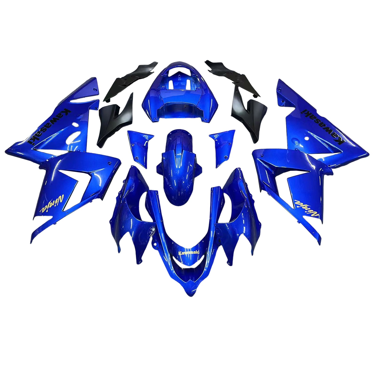 Amotopart Kawasaki ZX10R 2004-2005 ABS kunststof carrosseriekuipset