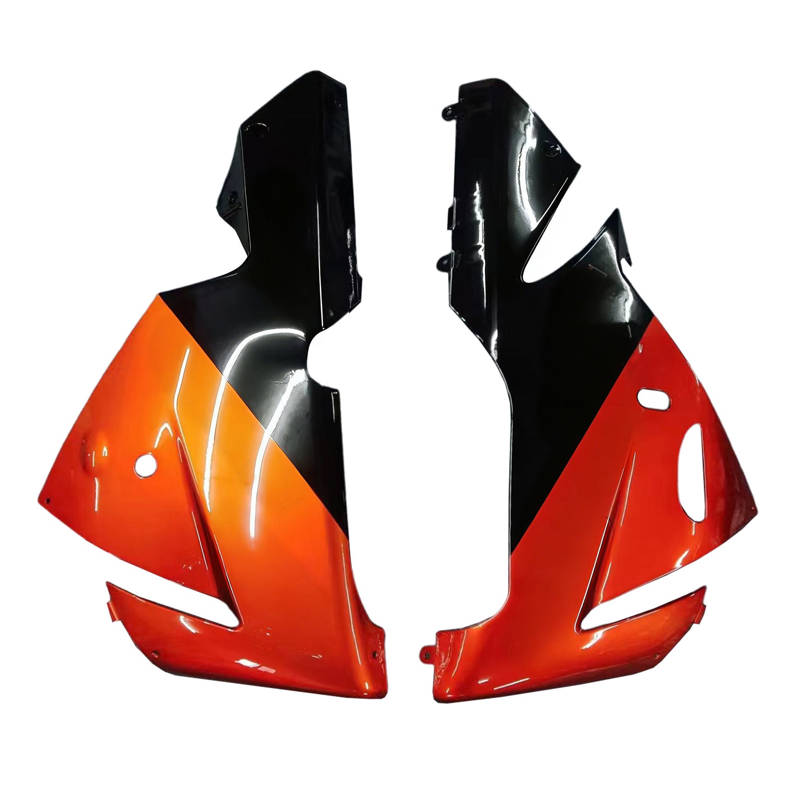 Amotopart Kawasaki ZX10R 2004-2005 Kit Carénage Carrosserie Plastique ABS