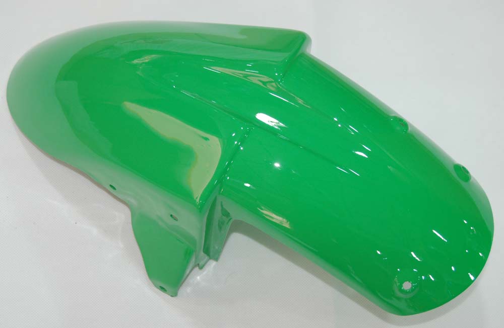 Carénages Amotopart 2006-2007 Kawasaki ZX 10R Green &amp; White Flame Ninja Generic