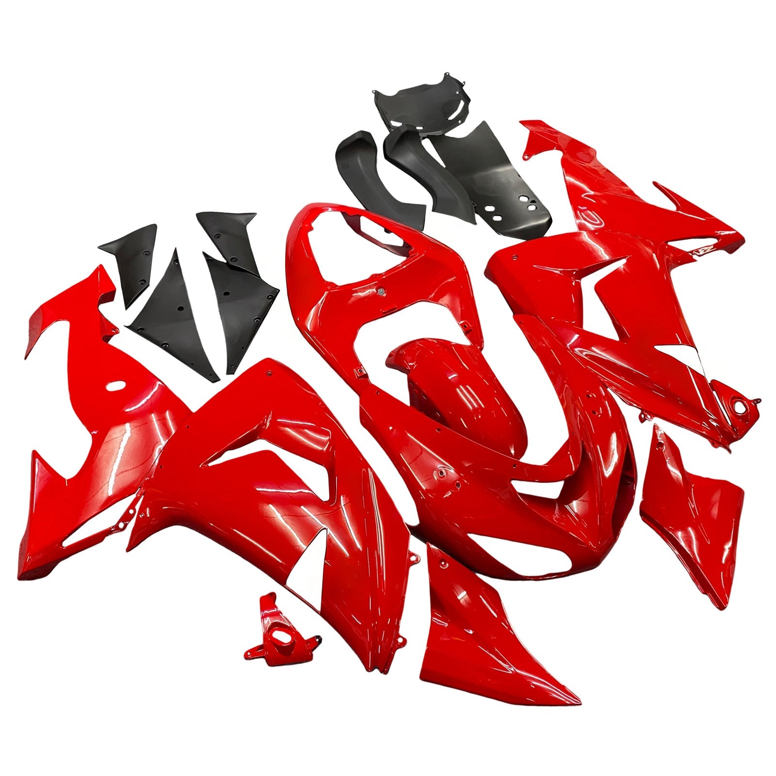 Carene Amotopart 2006-2007 Kawasaki ZX 10R Rosso Ninja Generico