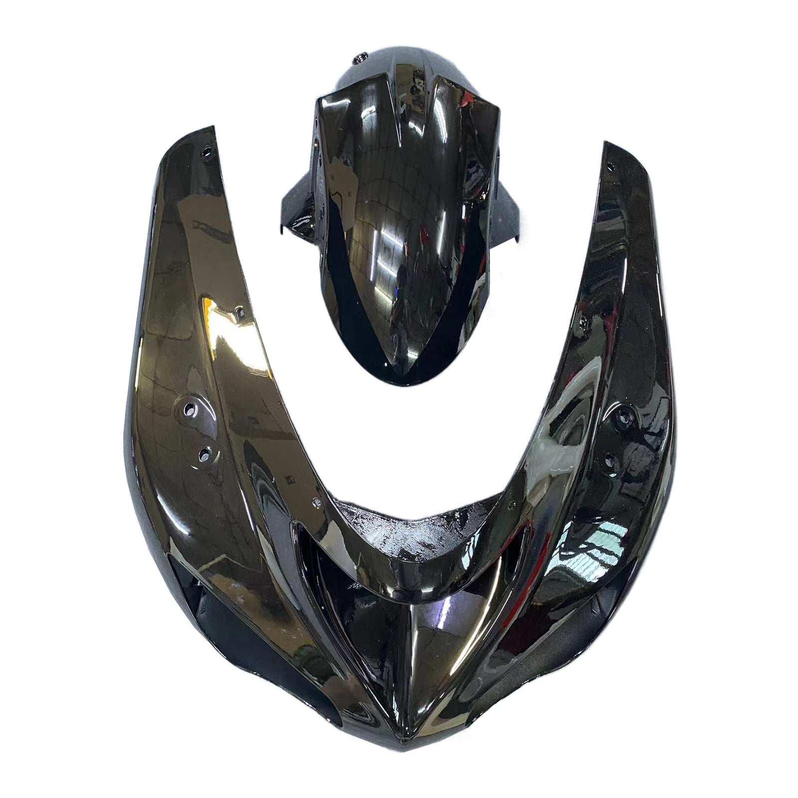 Carénages Amotopart 2006-2007 Kawasaki ZX 10R Noir Rouge Flame Generic