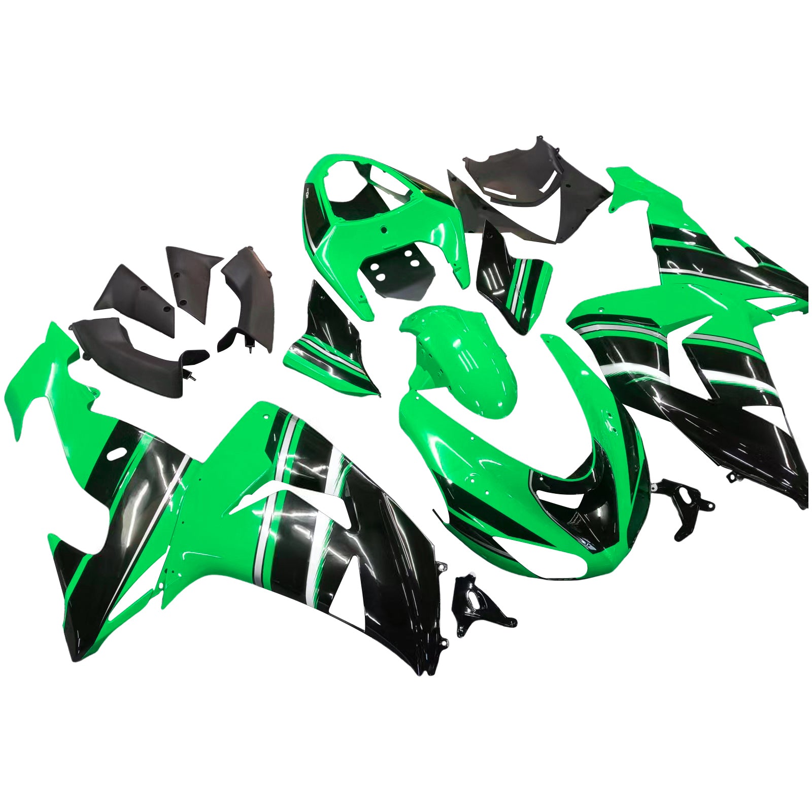 Kit carena Amotopart per Kawasaki ZX10R 2006-2007 Generico