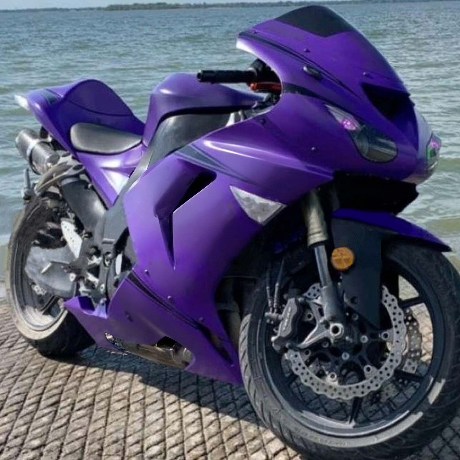 Kit de carénage Amotopart pour Kawasaki ZX10R 2006-2007 Générique