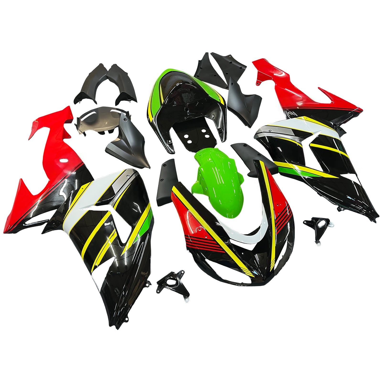 Amotopart Kawasaki ZX10R 2006-2007 Kit carenatura carrozzeria in plastica ABS