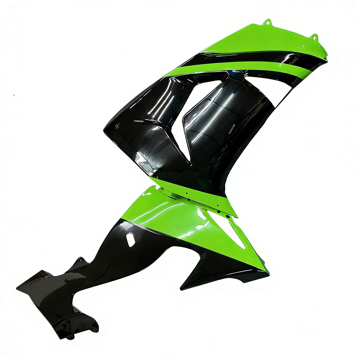 Amotopart Kawasaki ZX10R 2006-2007 Kit Carénage Carrosserie Plastique ABS