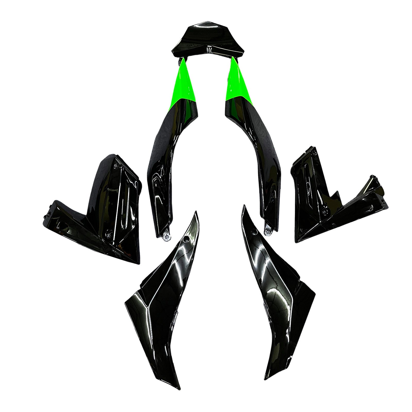 Carénages Amotopart 2008-2010 Kawasaki ZX10R Vert Noir ZX10R Generic