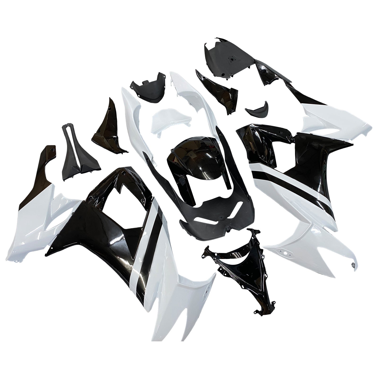 Kit de carénage Amotopart pour Kawasaki ZX10R 2008-2010 Générique