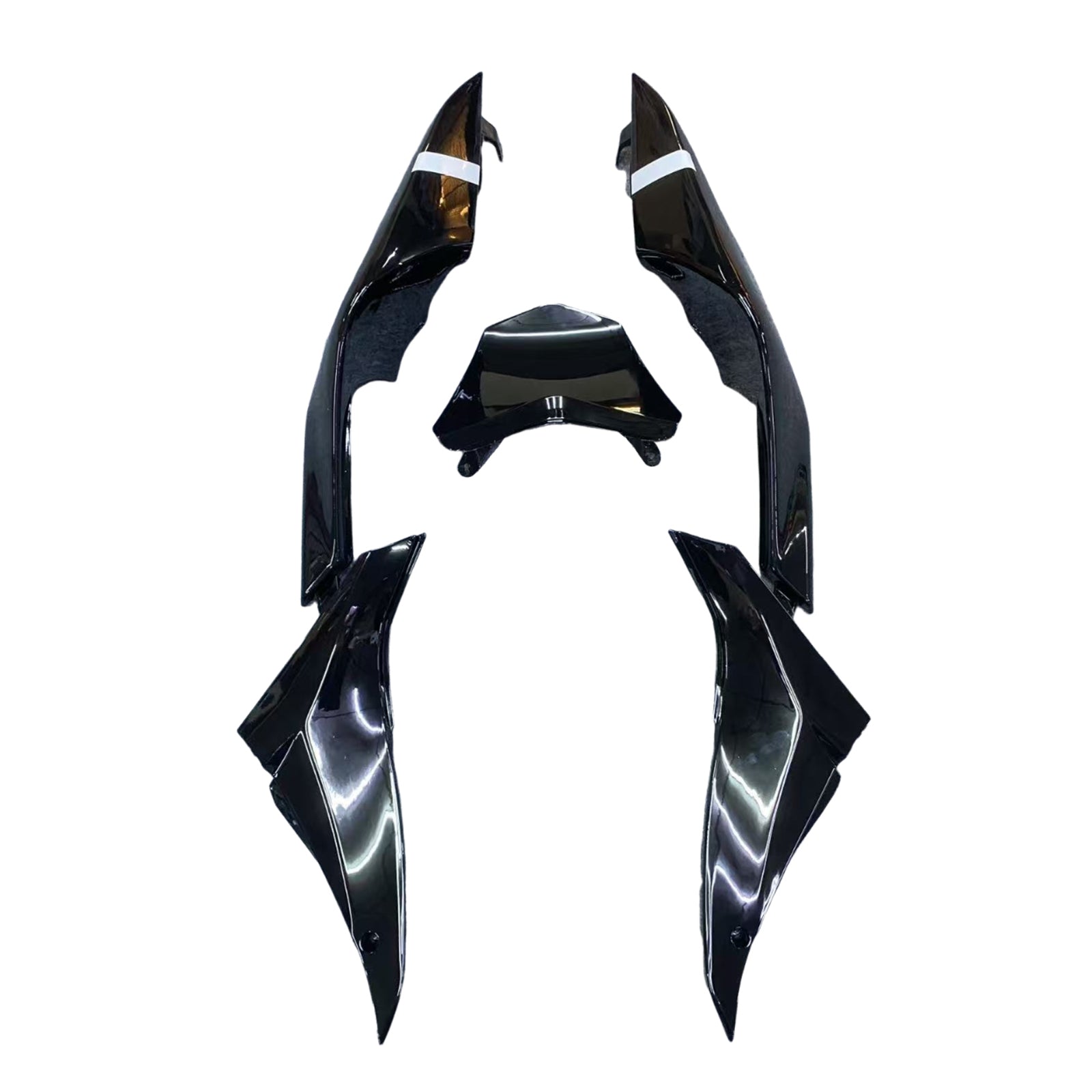 Amotopart Kawasaki ZX10R 2008-2010 Kit Carénage Carrosserie Plastique ABS