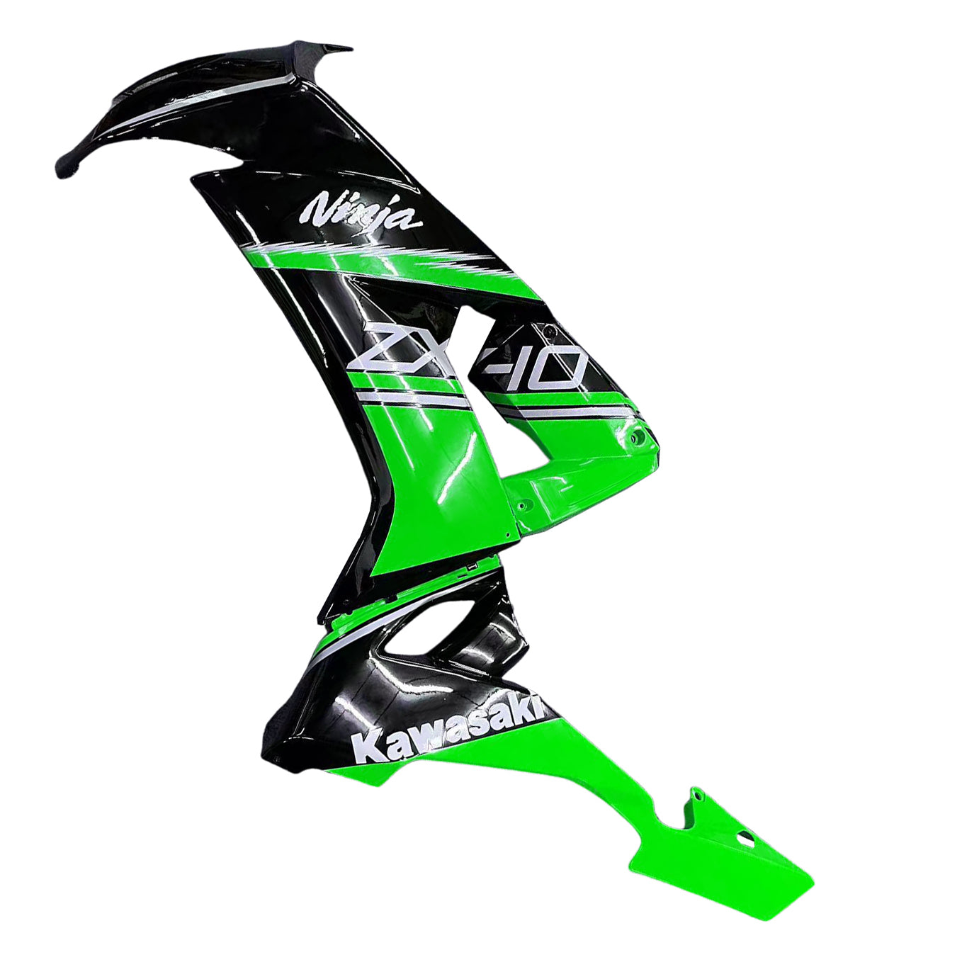 AMOTOPART KAWASAKI ZX10R 2008-2010 KIT SQUARE PLASTIC ABS