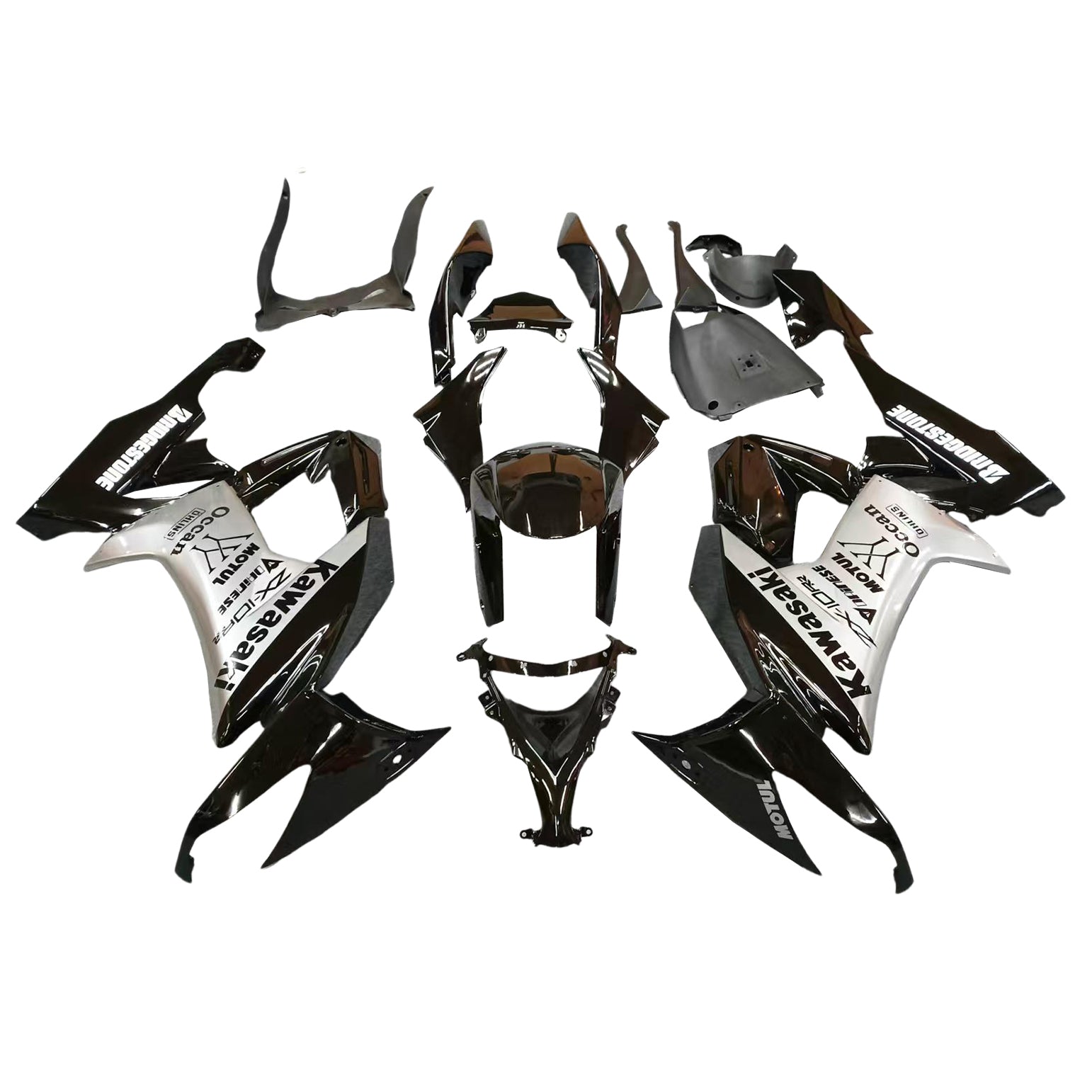 Amotopart Kawasaki ZX10R 2008-2010 ABS kunststof carrosseriekuipset